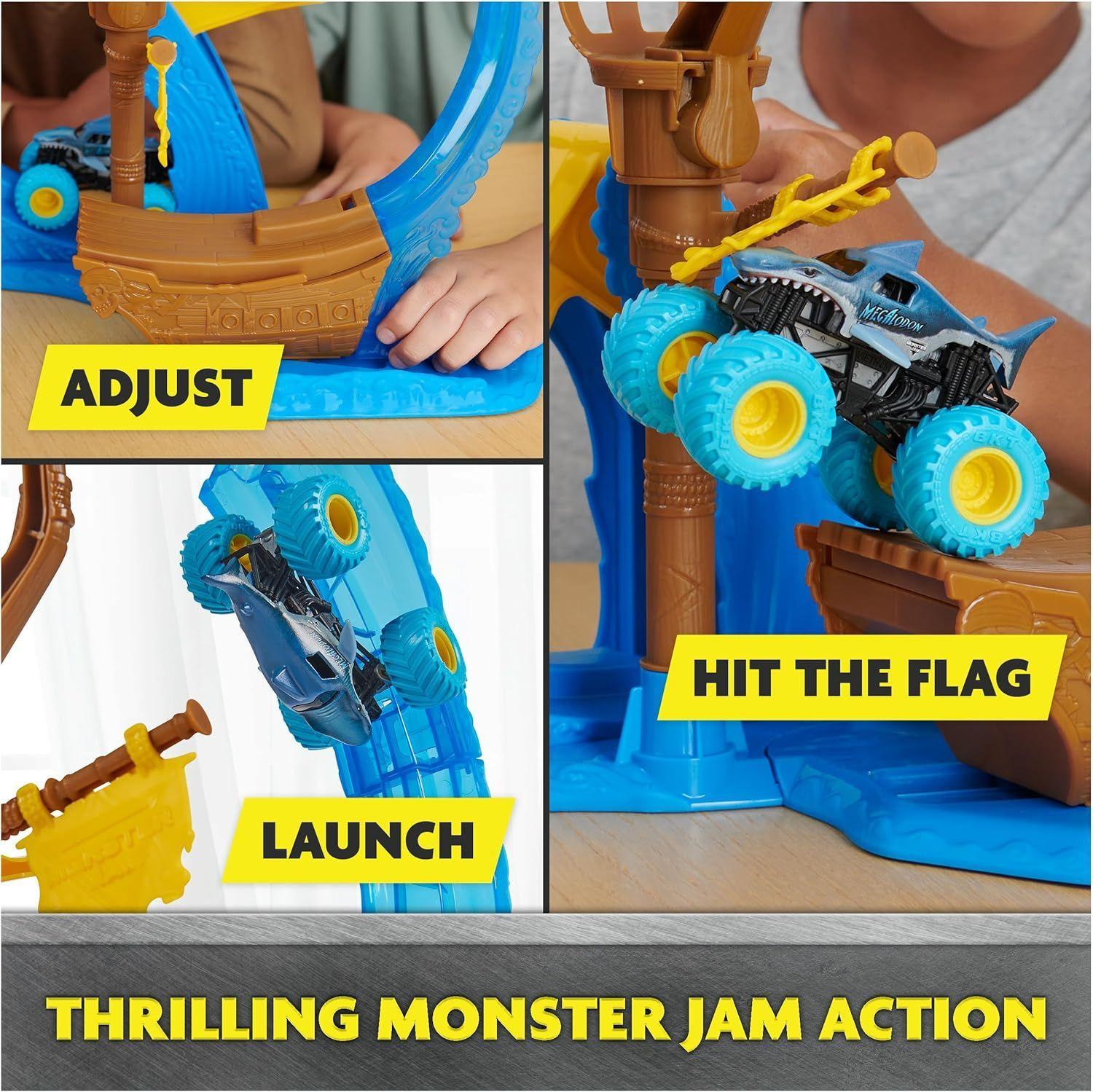 MONSTER JAM MEGALODON LOOP OF DOOM C/CAMION ESCALA 1:64-2