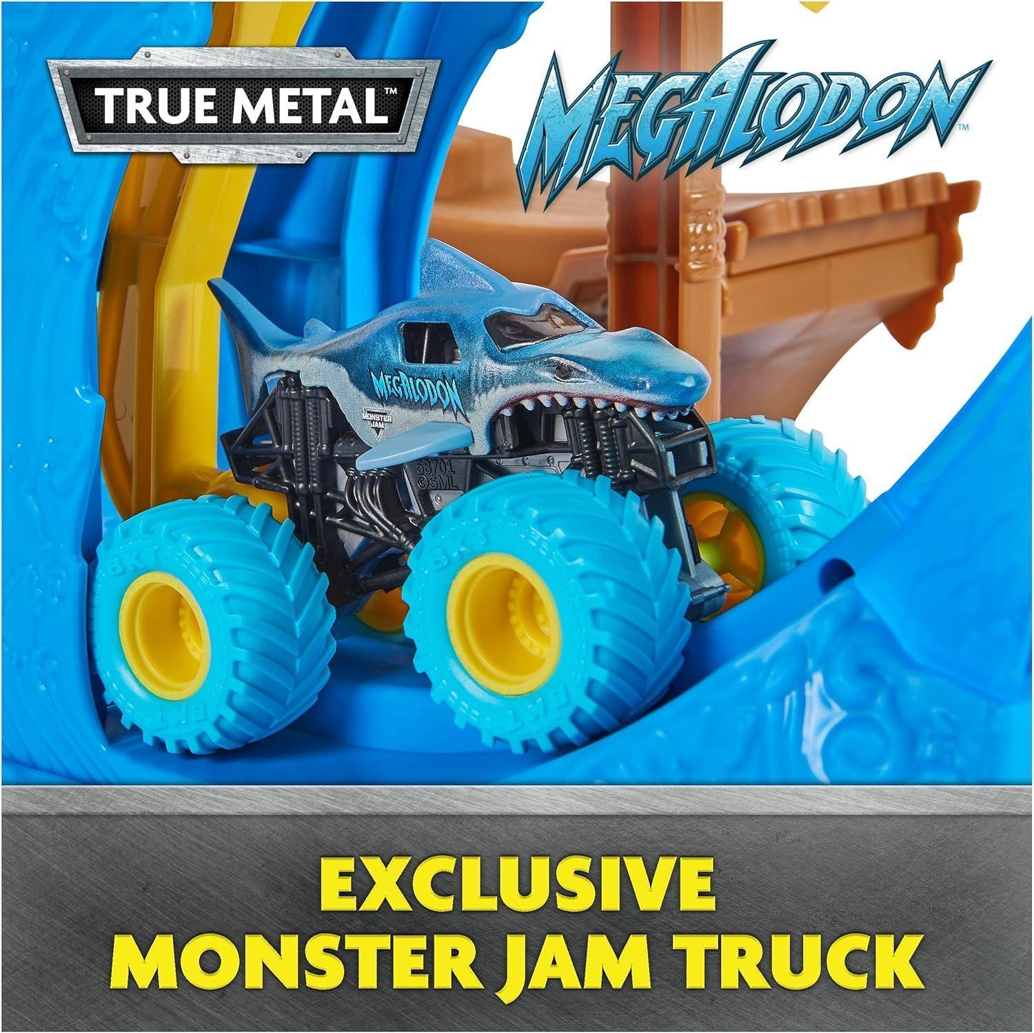 MONSTER JAM MEGALODON LOOP OF DOOM C/CAMION ESCALA 1:64-4