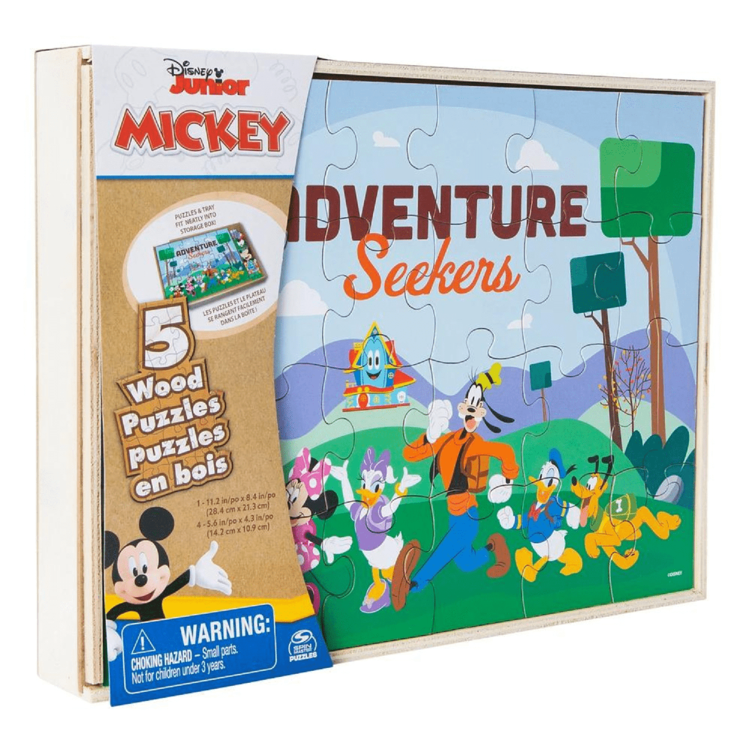 Puzzle De Madera 5 En 1 Mickey Adventure Seekers-5
