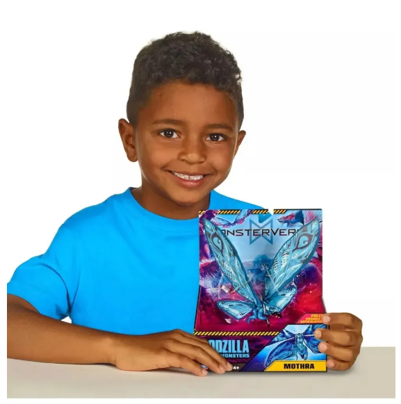 FIGURA MOTHRA 15 cms. Monsterverse Godzilla King Of The Monsters Juguete Playmates Alas Articuladas -4