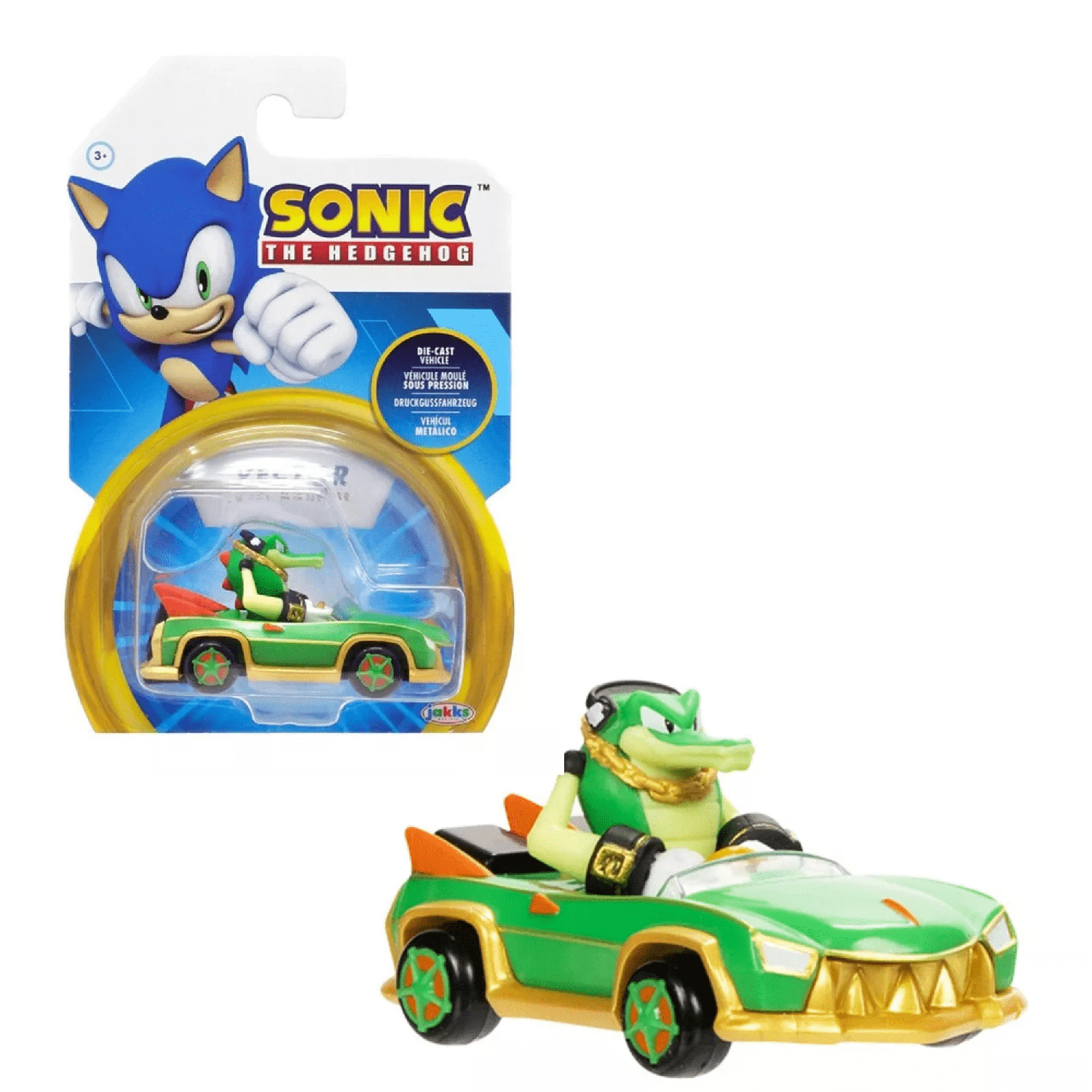 Sonic Vehículo Metálico Escala 164 - Vector-0