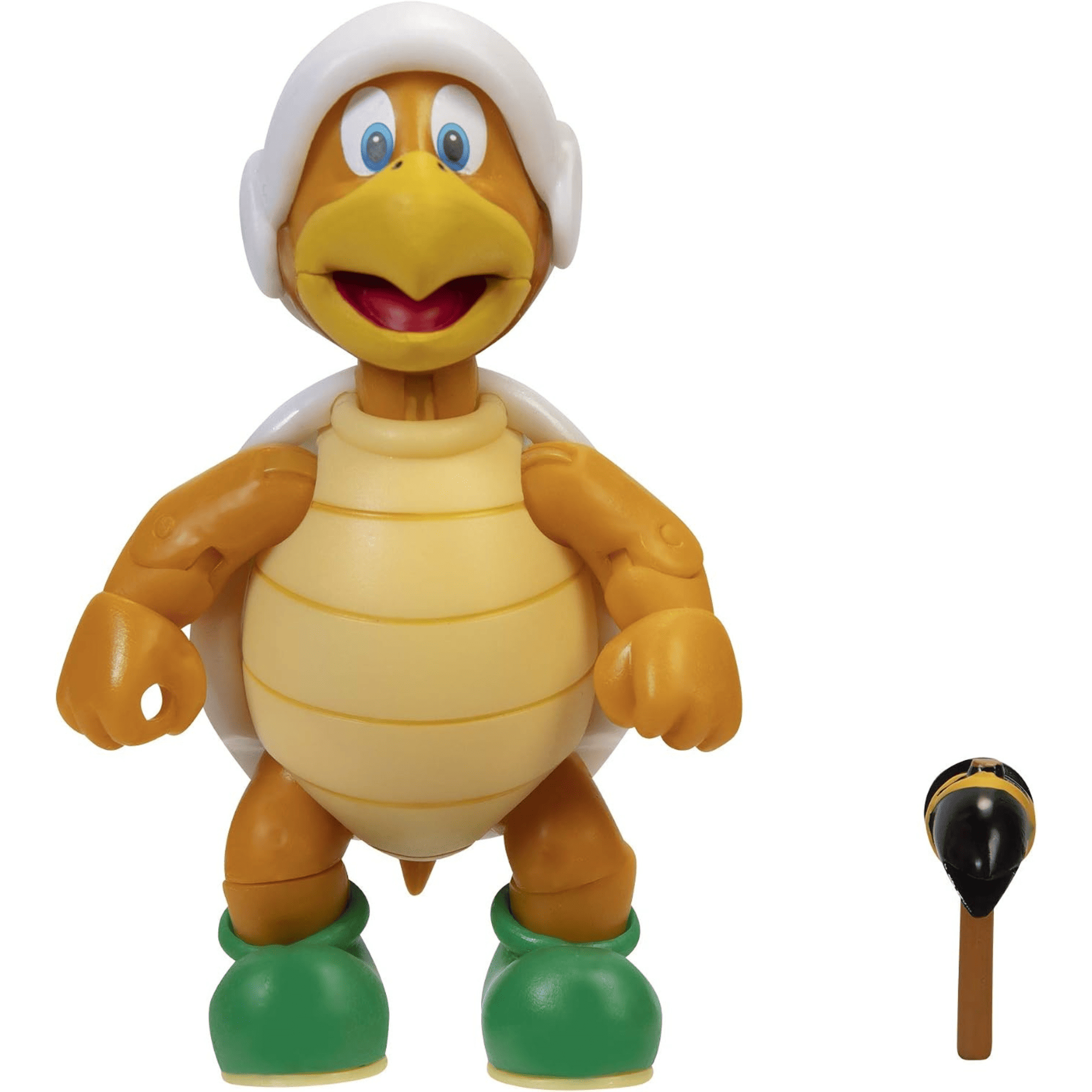 Super Mario Figura Hammer Bro 10 Cm Con Accesorio-2