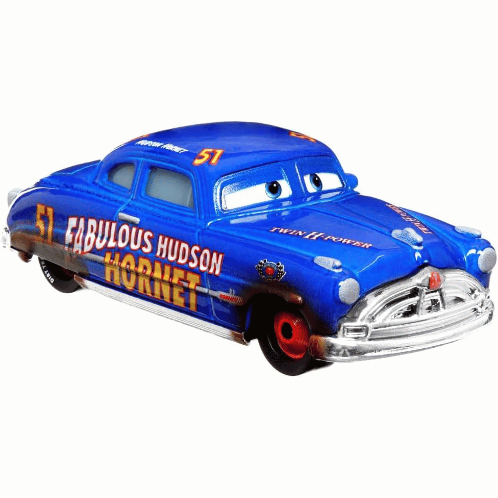 Cars Vehiculo Metalico Fabuloso Hudson Hornet Pista De Terra-3