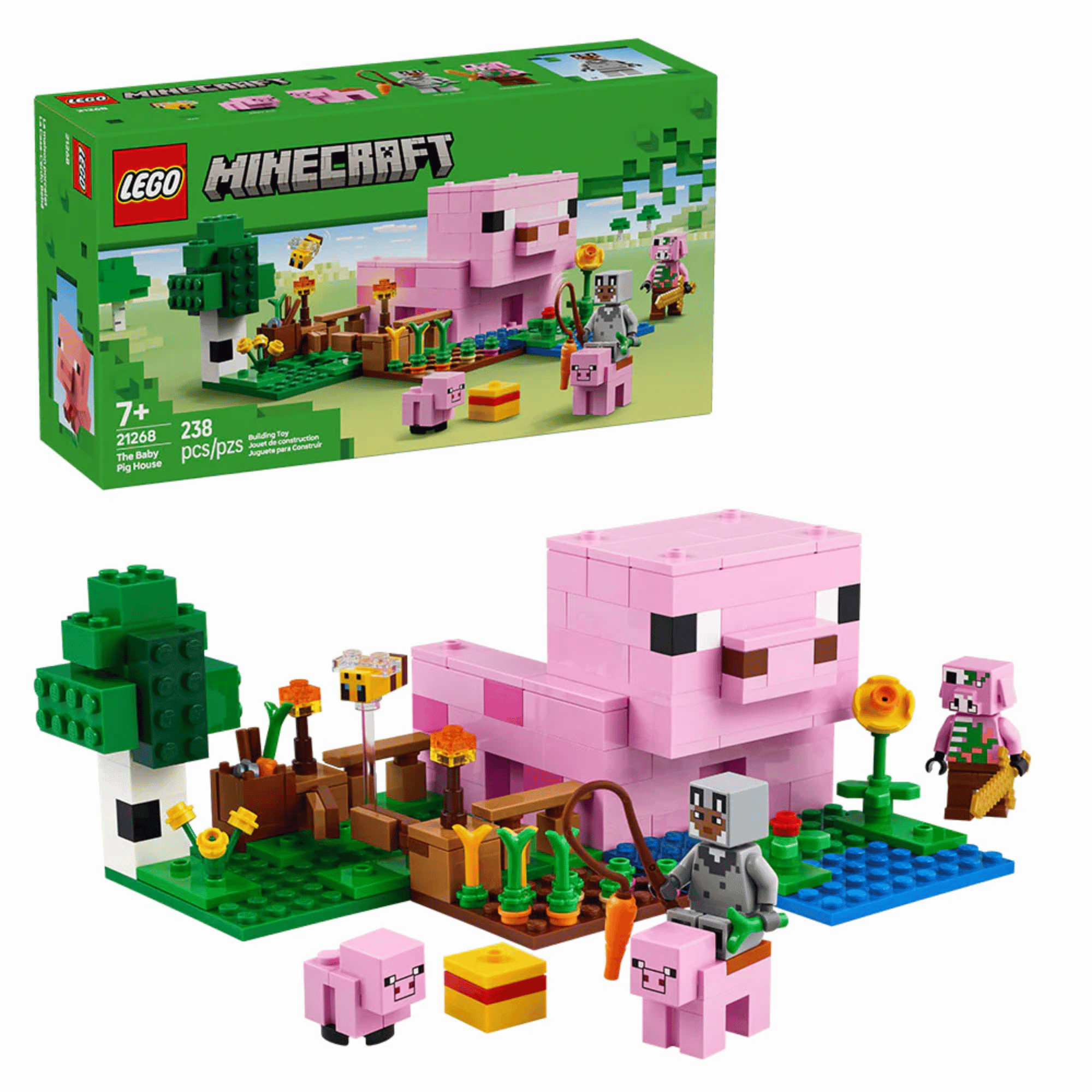 Lego Minecraft La Casa-Cerdo Bebe-0