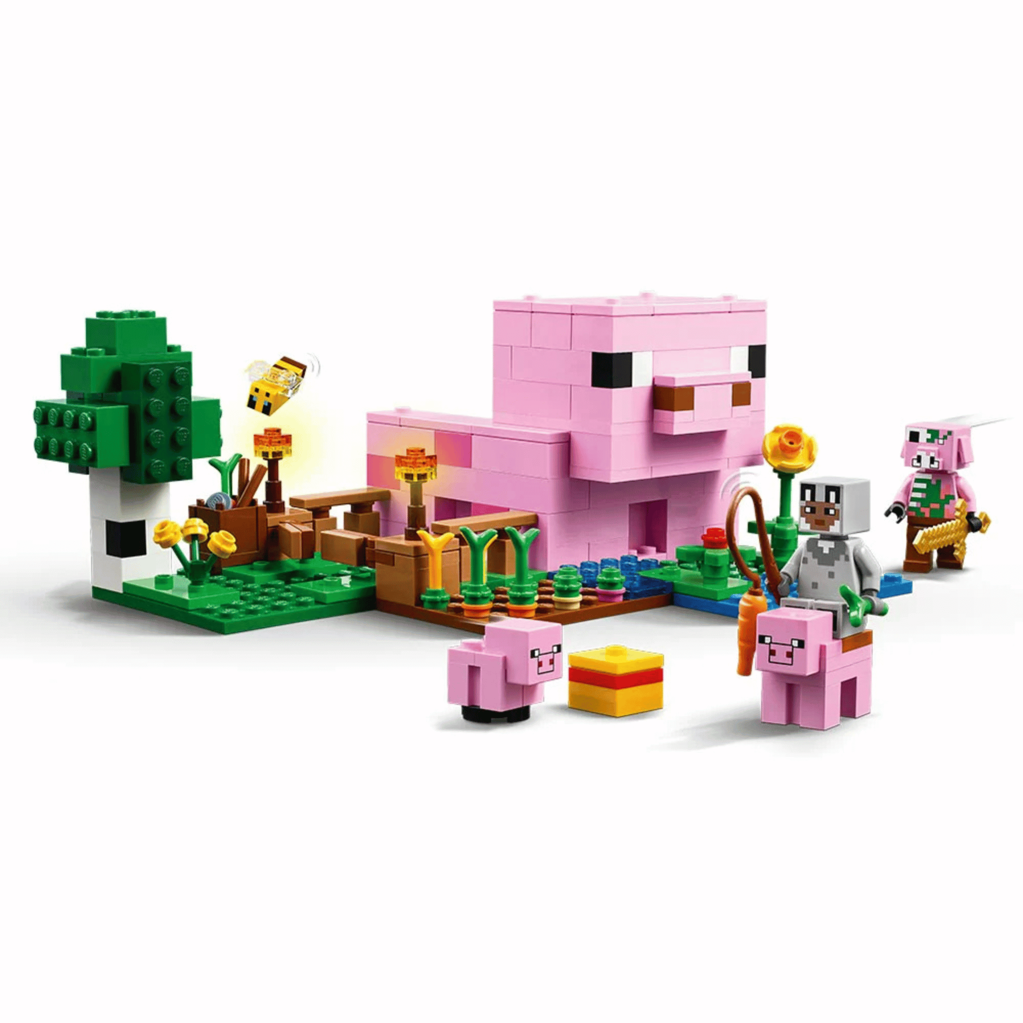 Lego Minecraft La Casa-Cerdo Bebe-1
