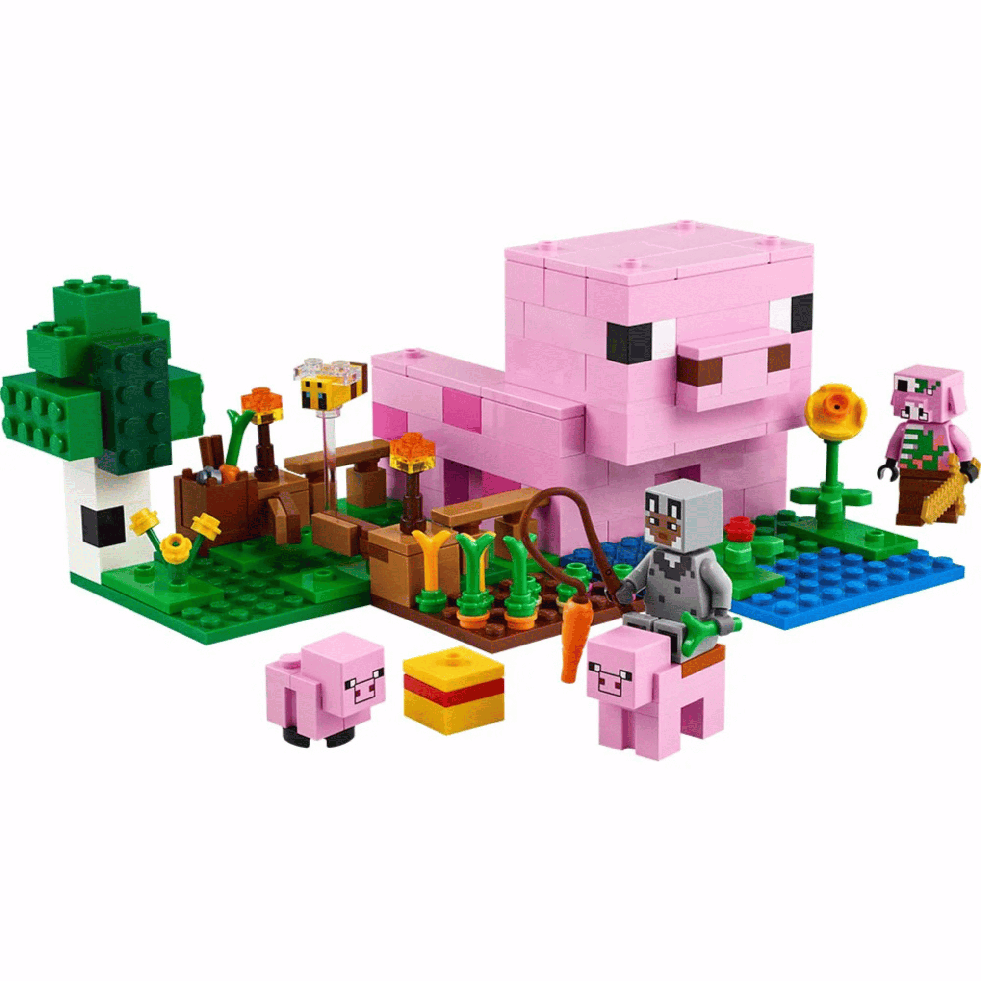 Lego Minecraft La Casa-Cerdo Bebe-2