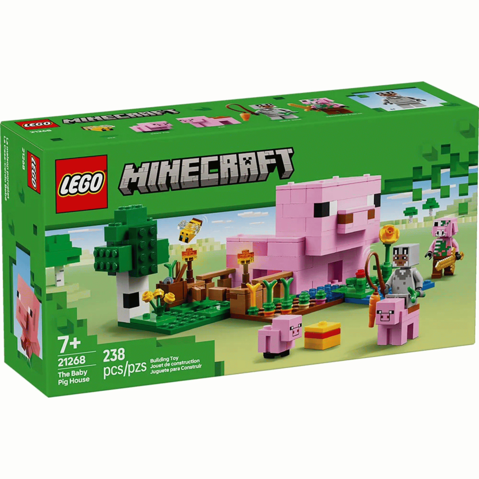 Lego Minecraft La Casa-Cerdo Bebe-4
