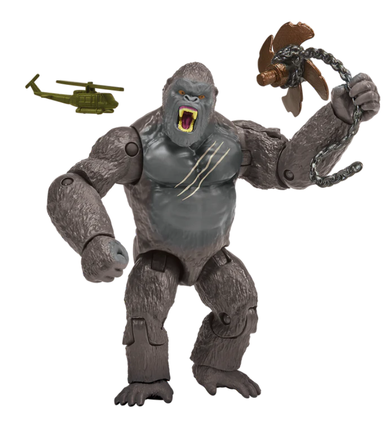 FIGURA KONG SKULL ISLAND Monsterverse Juguete Articulado Playmates Coleccionable King Kong 15 cms.-2