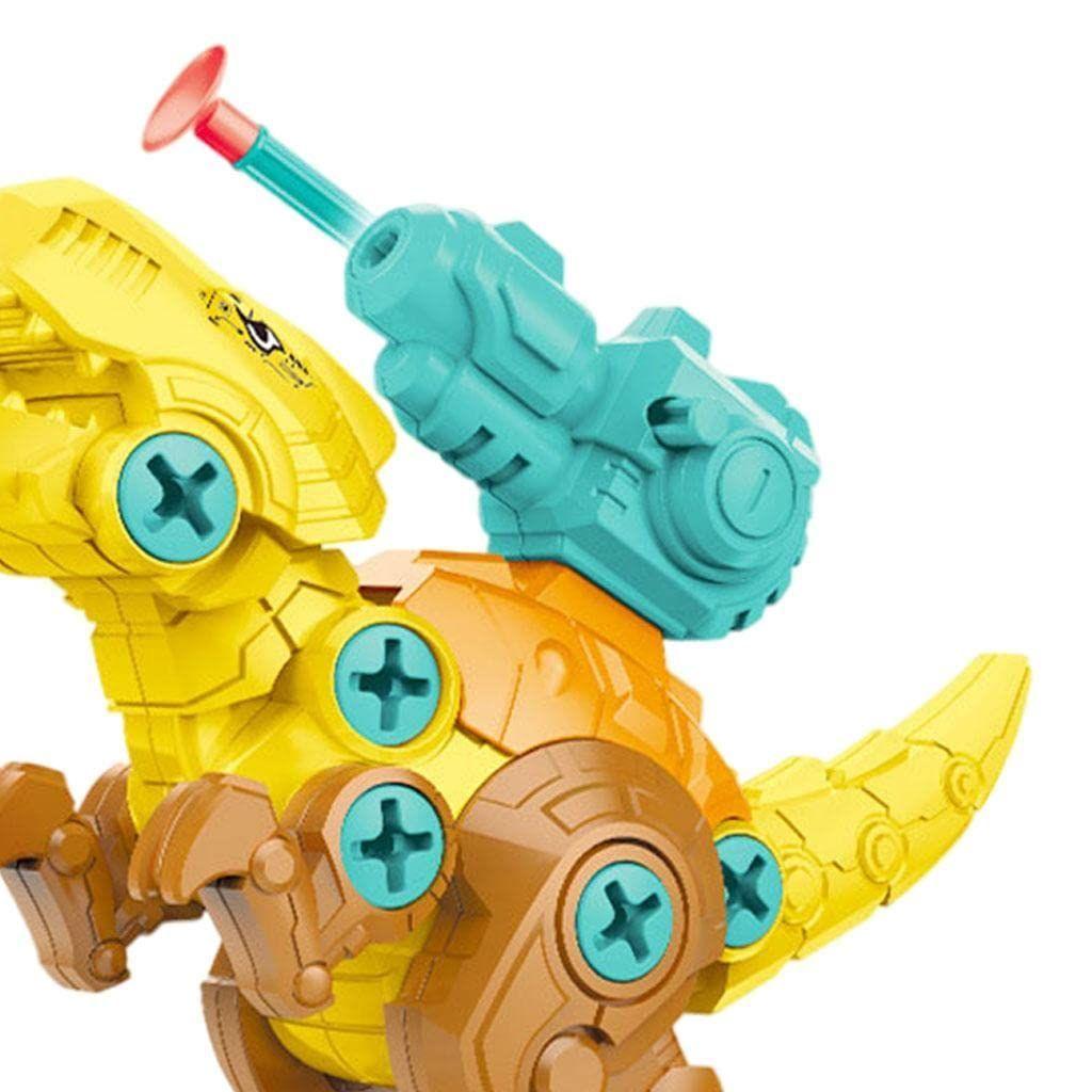 DINOSAURIO ARMABLE 17 CMS  CON TALADRO Y ACCESORIOS - TIRANOSAURIO-2