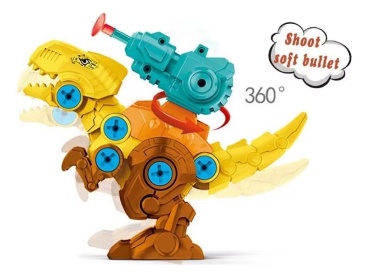 DINOSAURIO ARMABLE 17 CMS  CON TALADRO Y ACCESORIOS - TIRANOSAURIO-4