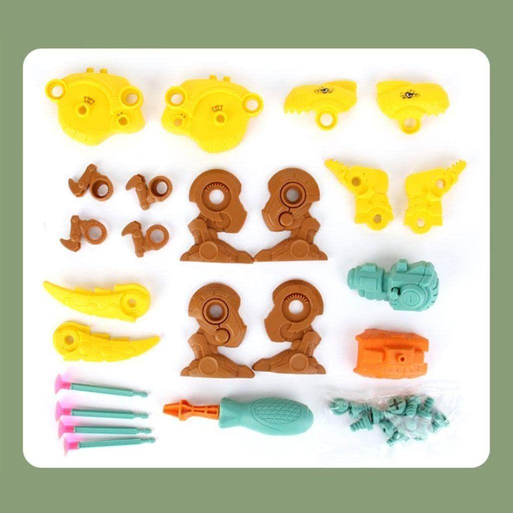 DINOSAURIO ARMABLE 17 CMS  CON TALADRO Y ACCESORIOS - TIRANOSAURIO-6