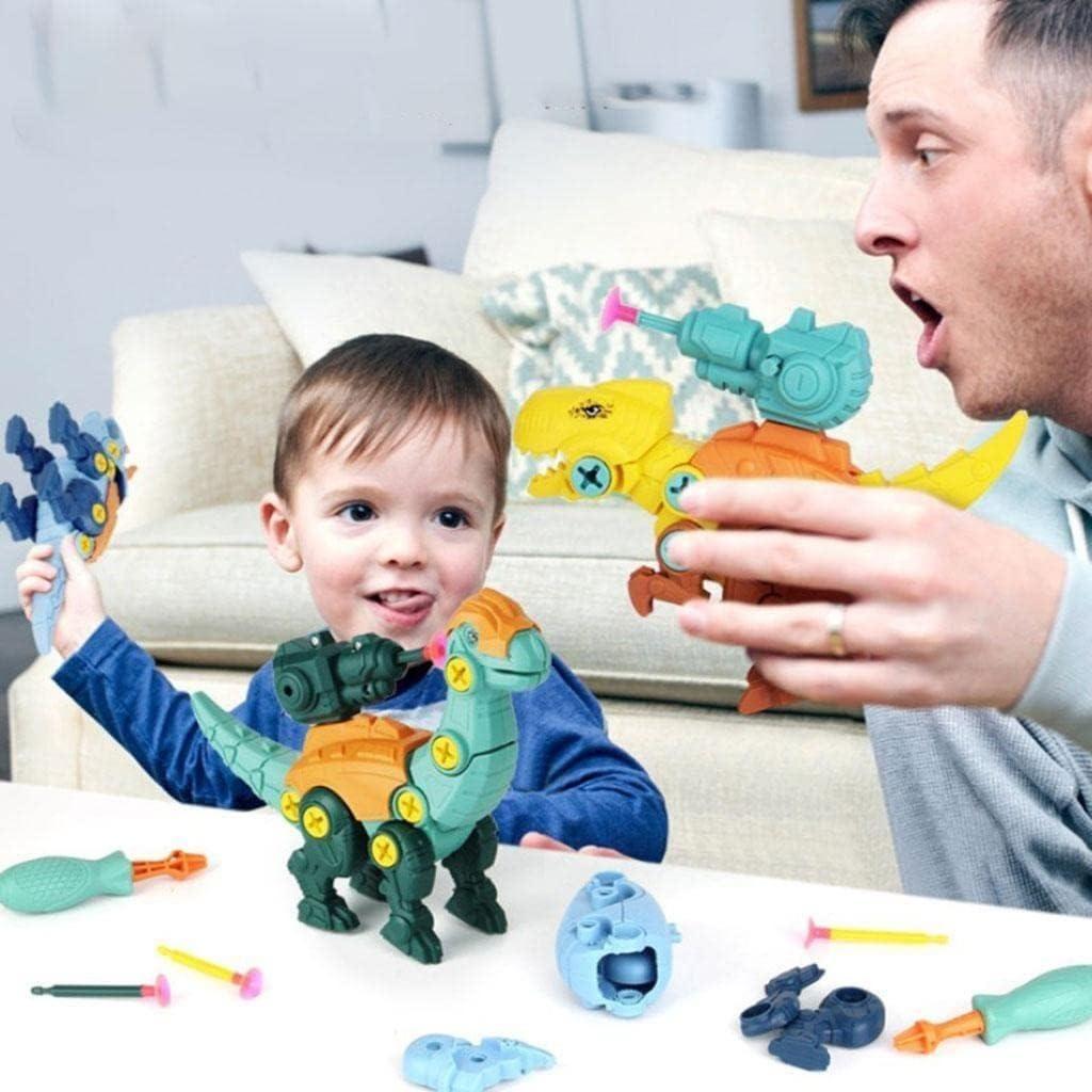 DINOSAURIO ARMABLE 17 CMS  CON TALADRO Y ACCESORIOS - TIRANOSAURIO-7