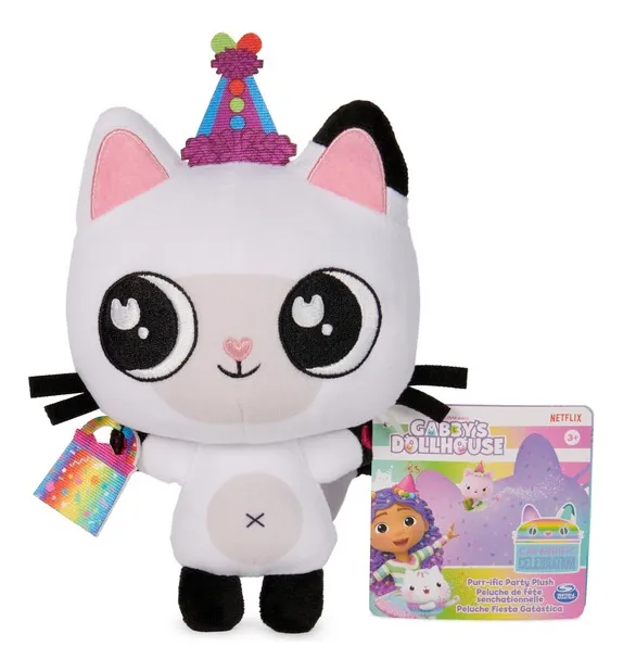 GABBY'S DOLLHOUSE PELUCHE PURR-IFFIC PANDY PAWS -2