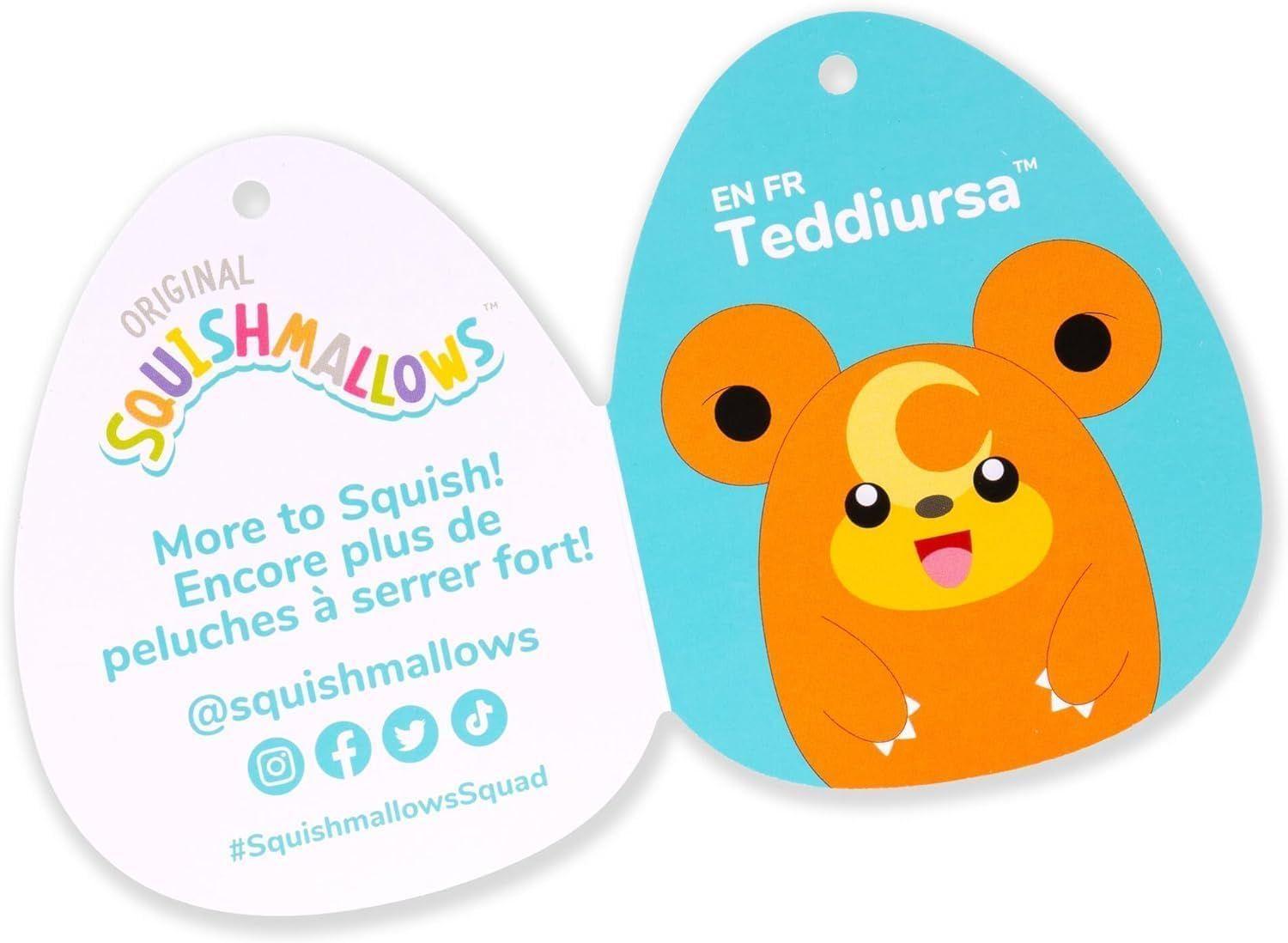 POKEMON PELUCHE SQUISHMALLOWS TEDDIURSA 25 CMS.-3