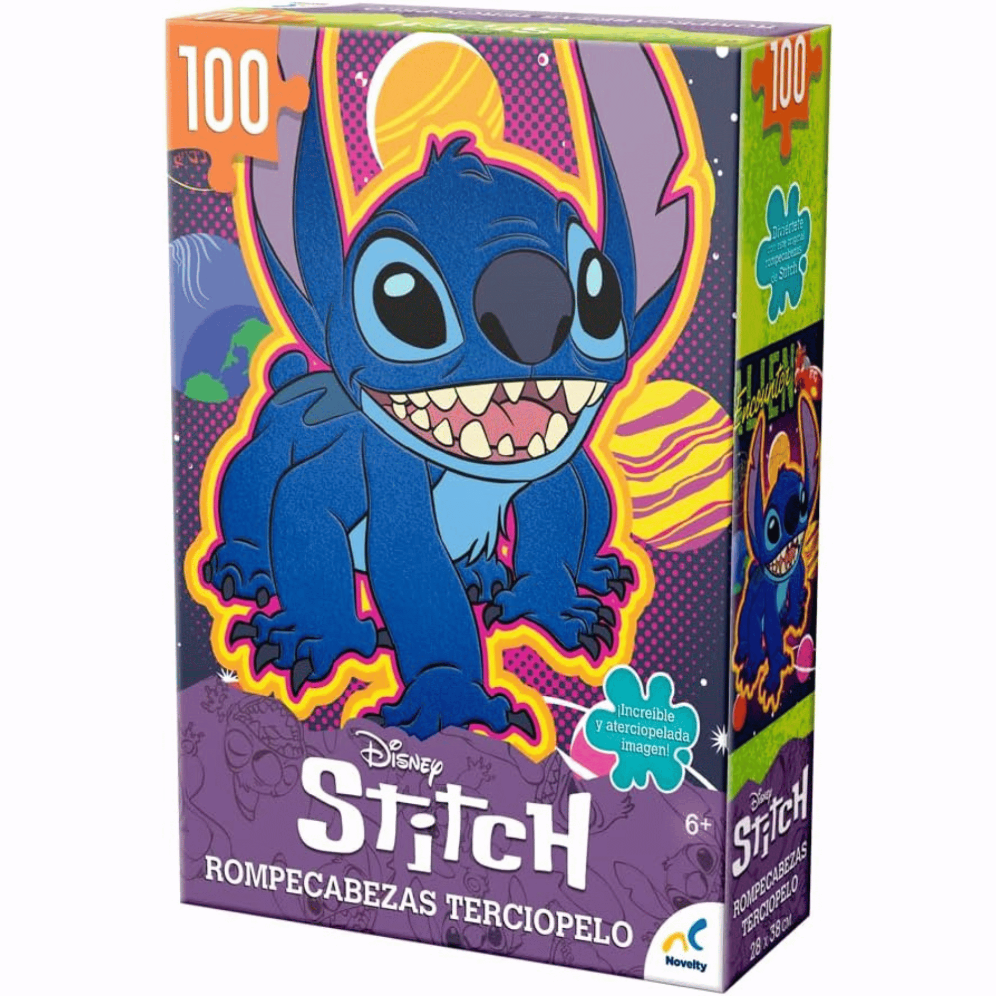 Rompecabezas Disney Stitch Con Terciopelo 48 Piezas-2