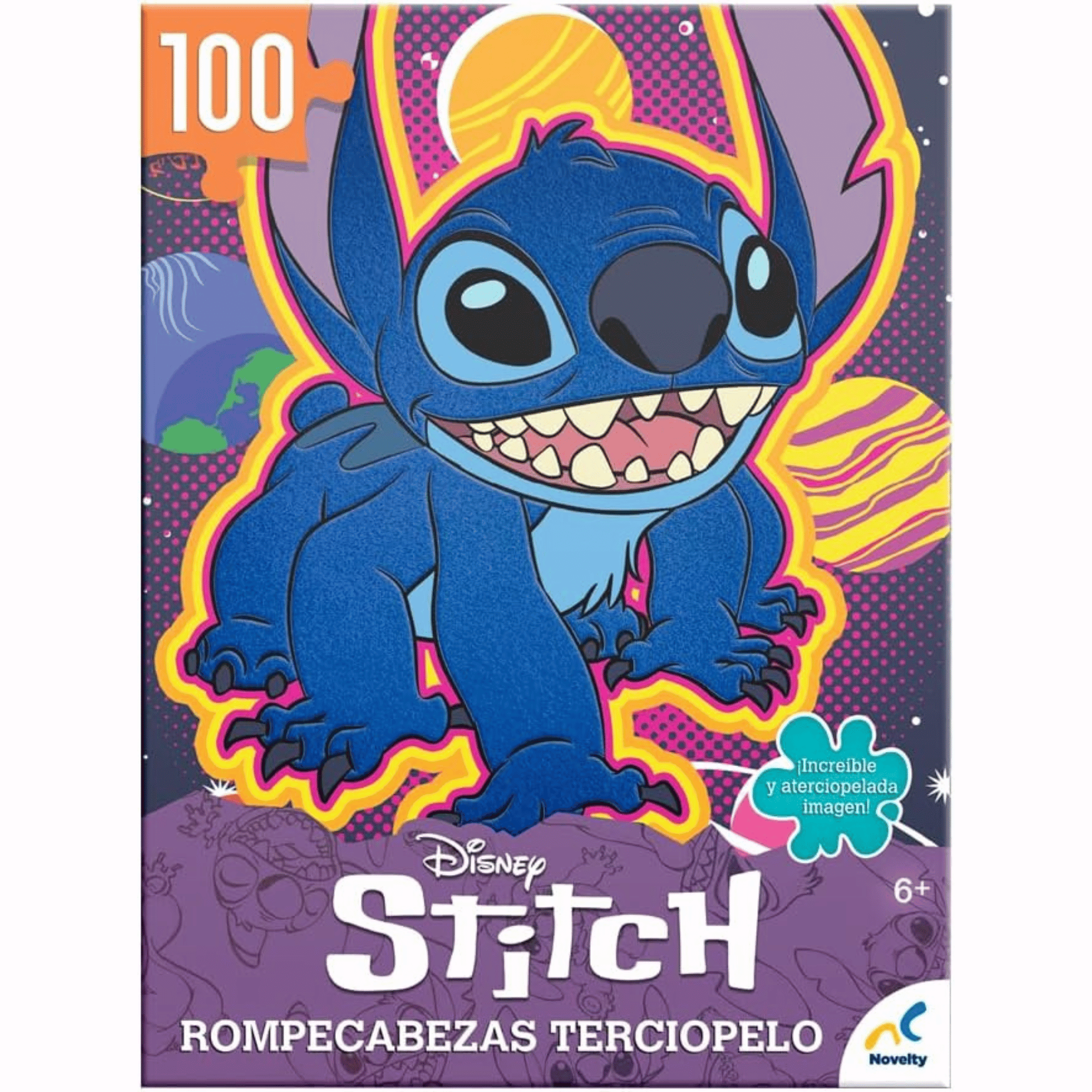 Rompecabezas Disney Stitch Con Terciopelo 48 Piezas-3