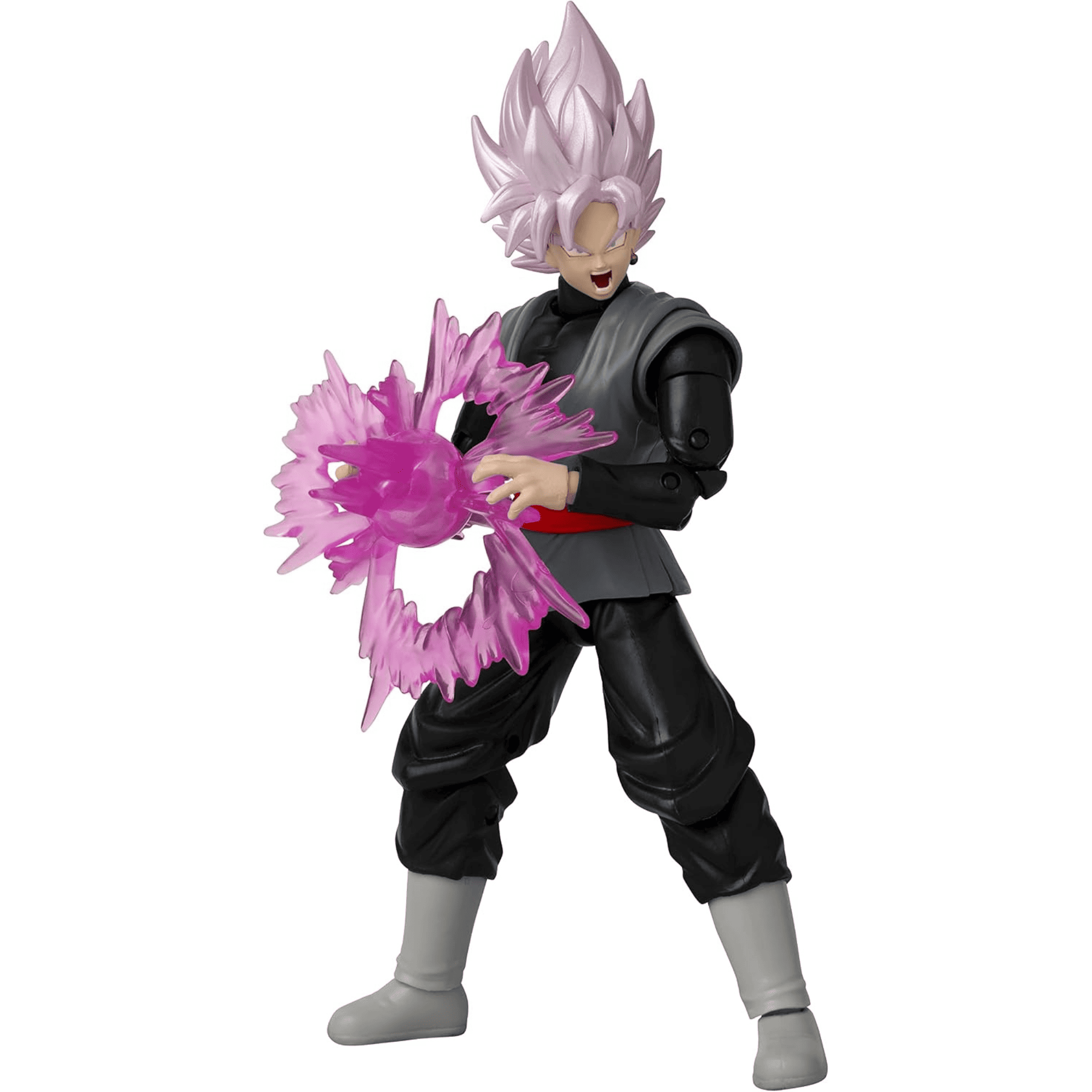 Figura Con Accesorios Dragon Stars Series Super Saiyan Rose Goku Black-4
