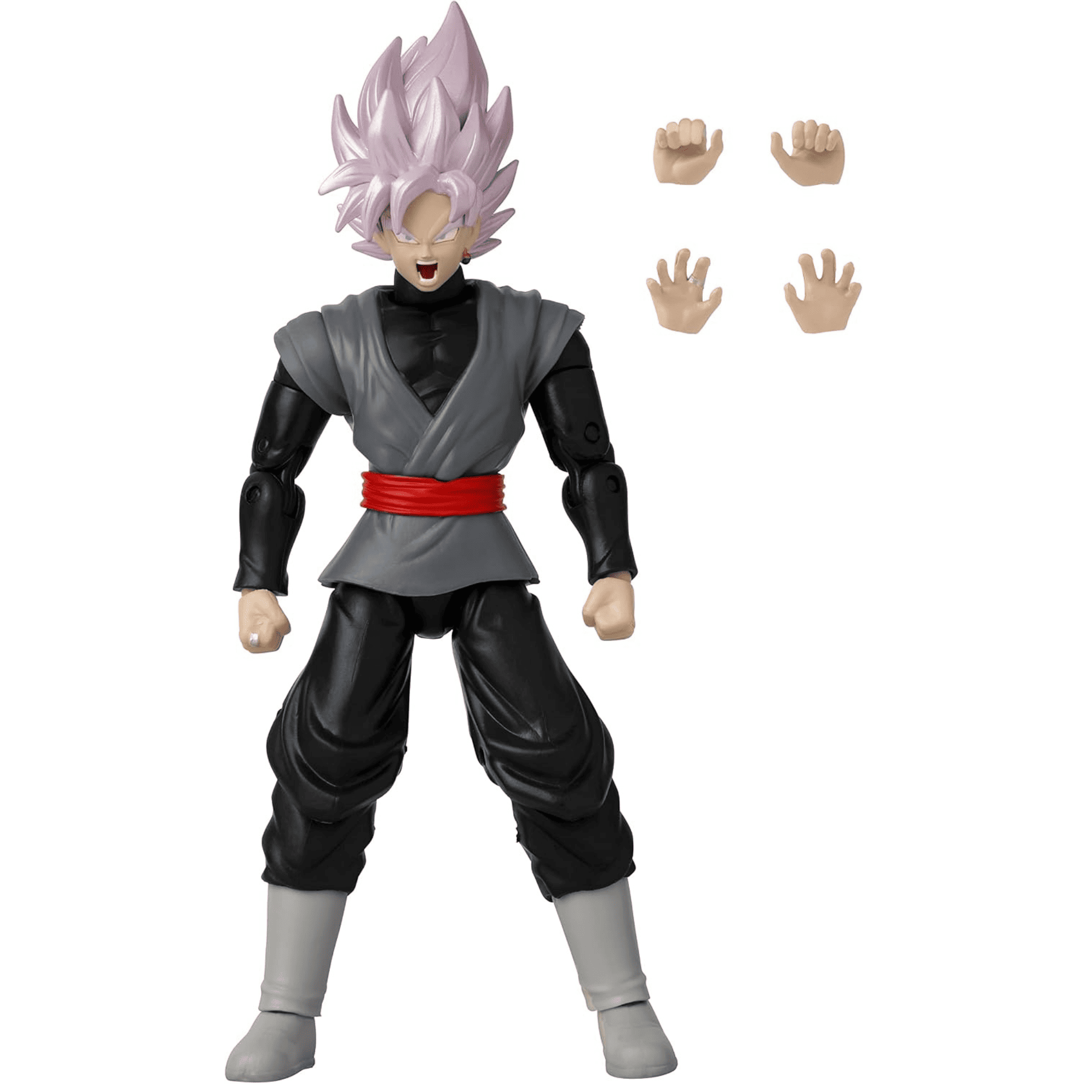 Figura Con Accesorios Dragon Stars Series Super Saiyan Rose Goku Black-5