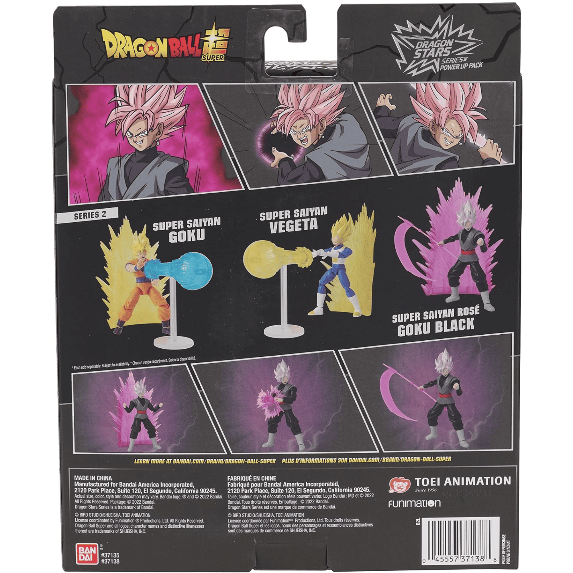 Figura Con Accesorios Dragon Stars Series Super Saiyan Rose Goku Black-7