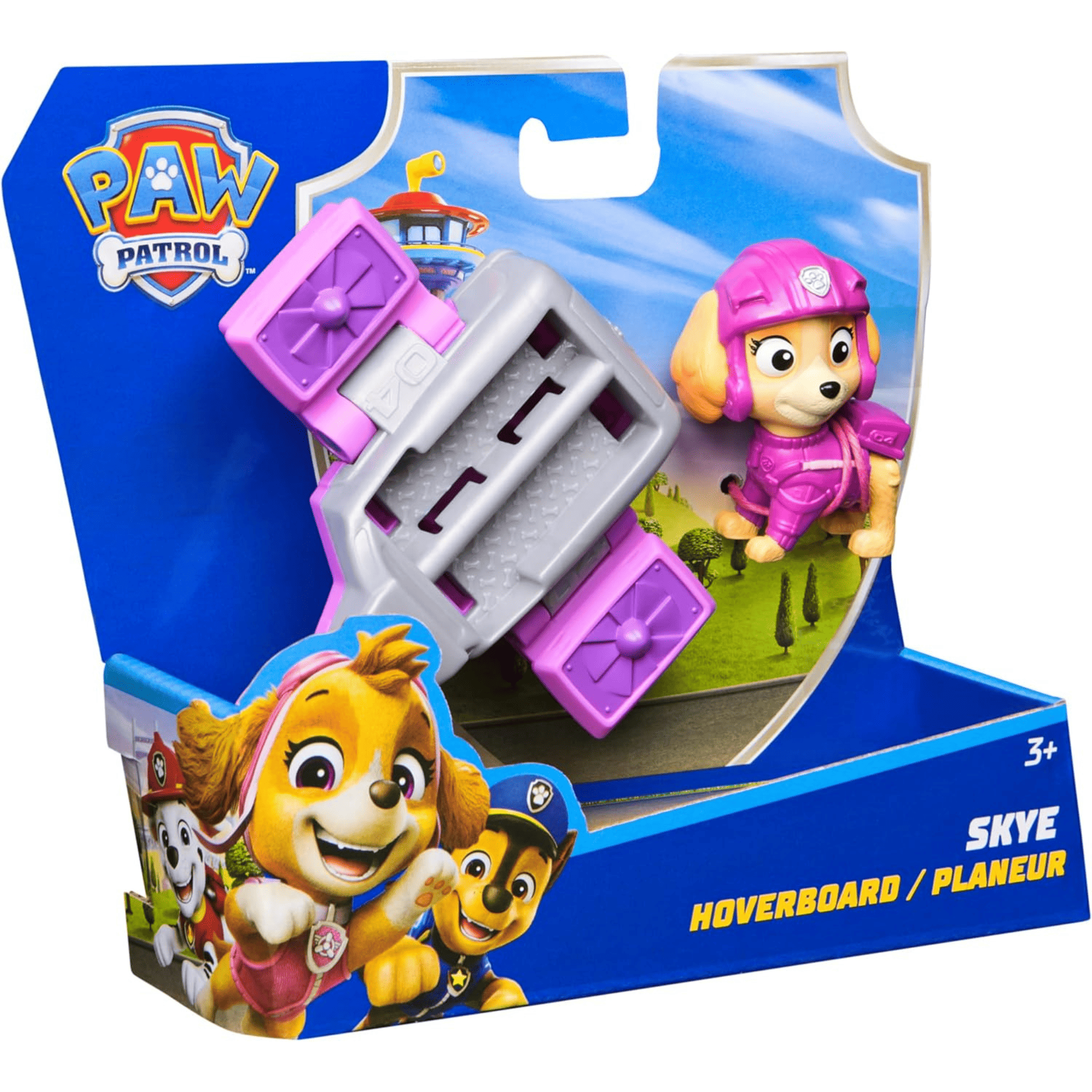 Paw Patrol Figura Skye Y Avion Aerodeslizador-4