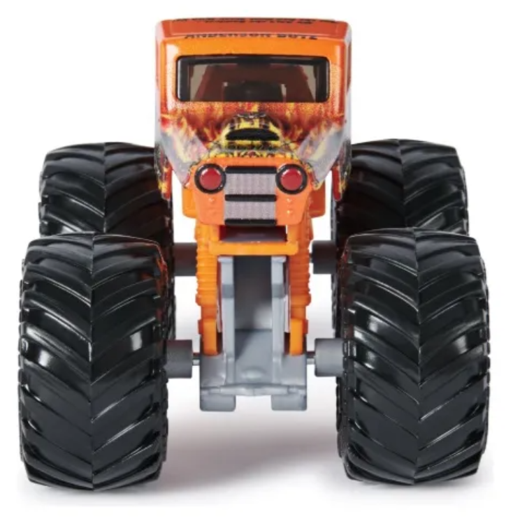 MONSTER JAM SET DOS VEHICULOS BOG HOG VS KING SLING-3