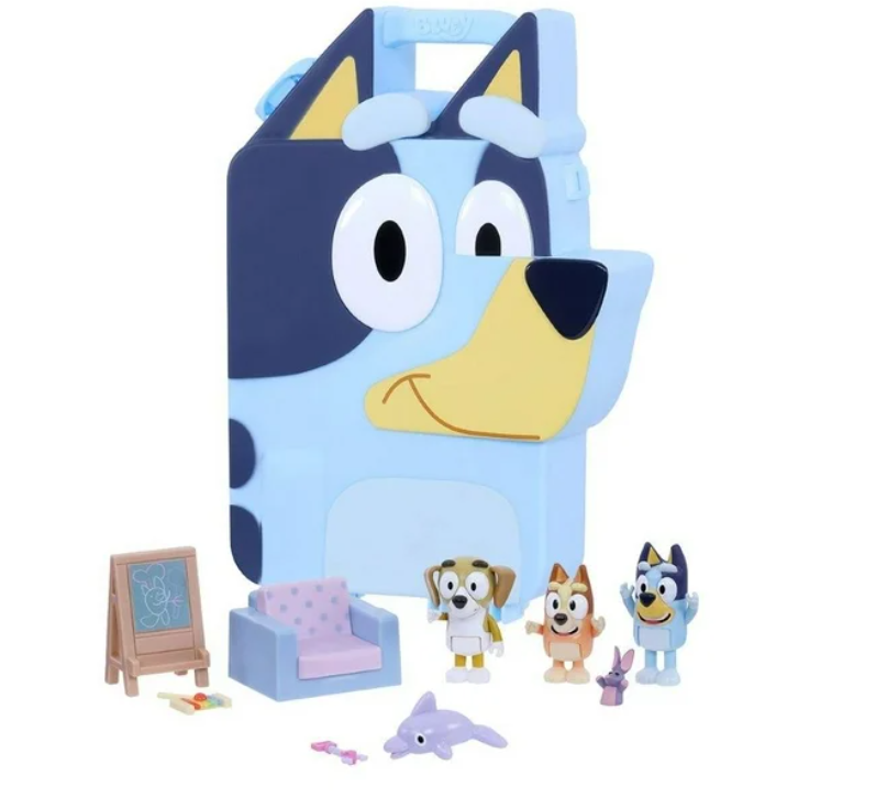 BLUEY MALETA DELUXE PARA JUGAR Y LLEVAR-4