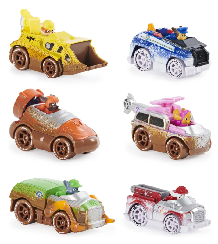 PAW PATROL SET 6 AUTOS METALICOS TODO TERRENO-2
