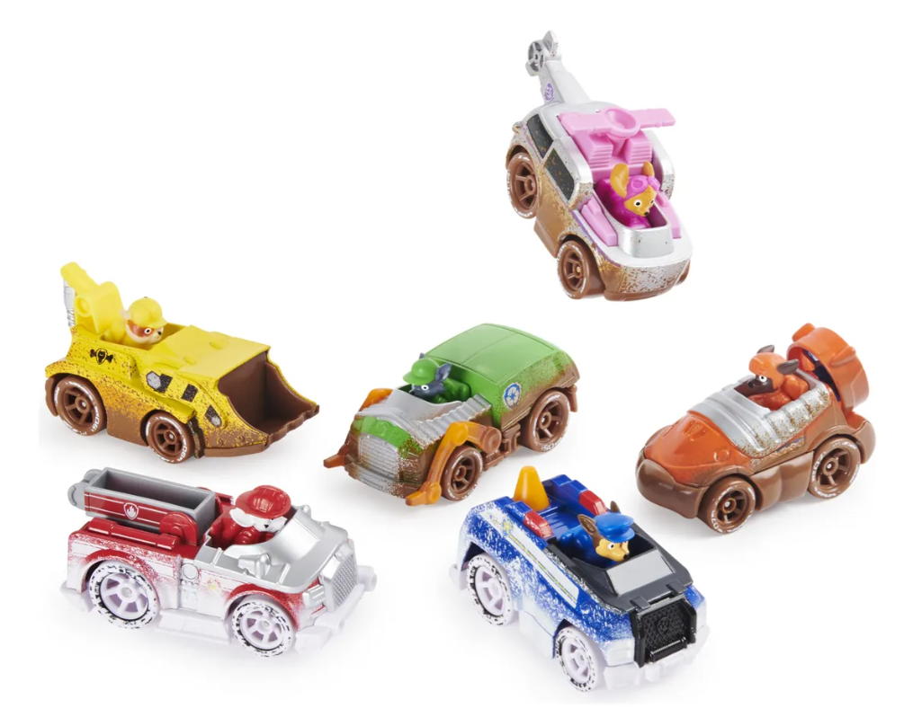 PAW PATROL SET 6 AUTOS METALICOS TODO TERRENO-4