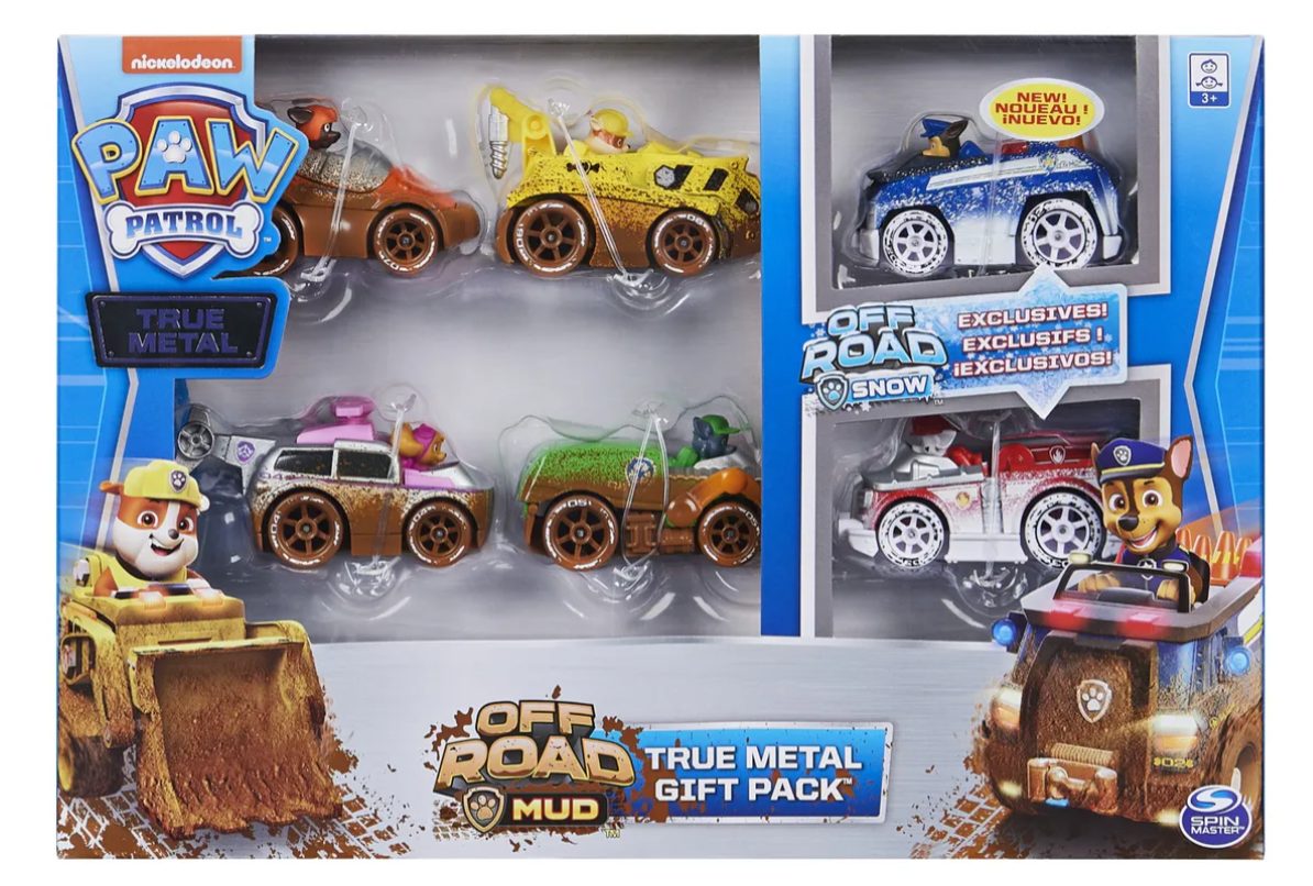 PAW PATROL SET 6 AUTOS METALICOS TODO TERRENO-6