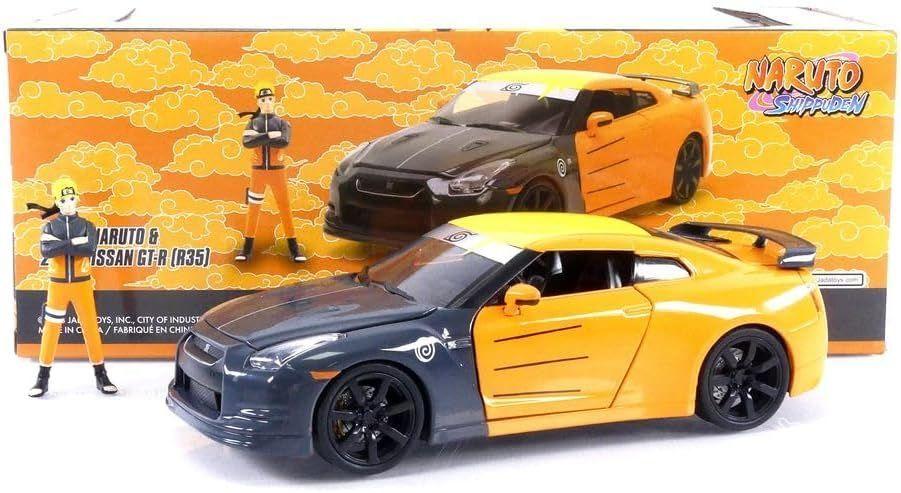 NARUTO FIGURA NARUTO CON VEHICULO NISSAN GT-R (R35)-6
