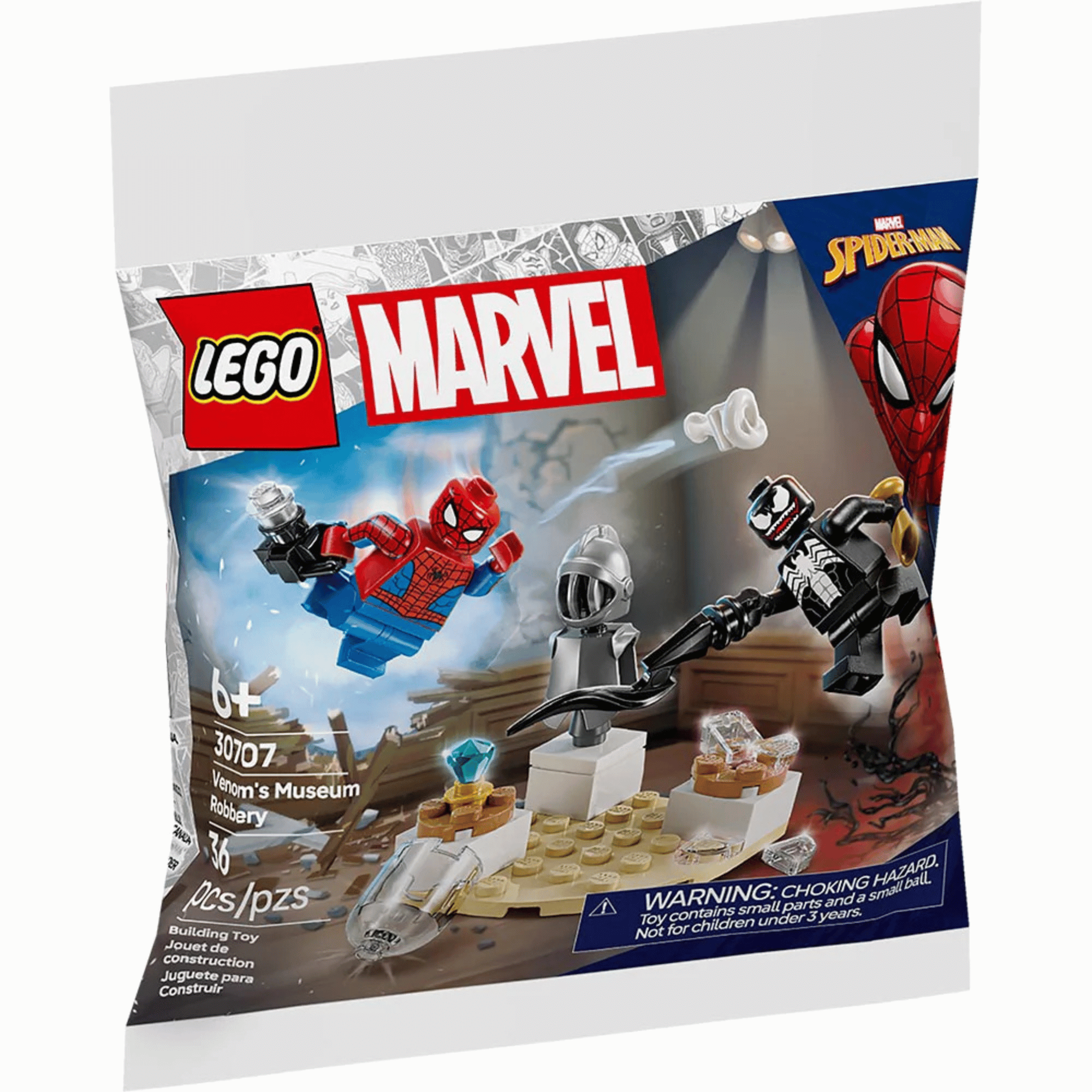 Lego Marvel 36 Piezas - Robo De Venom En El Museo-1