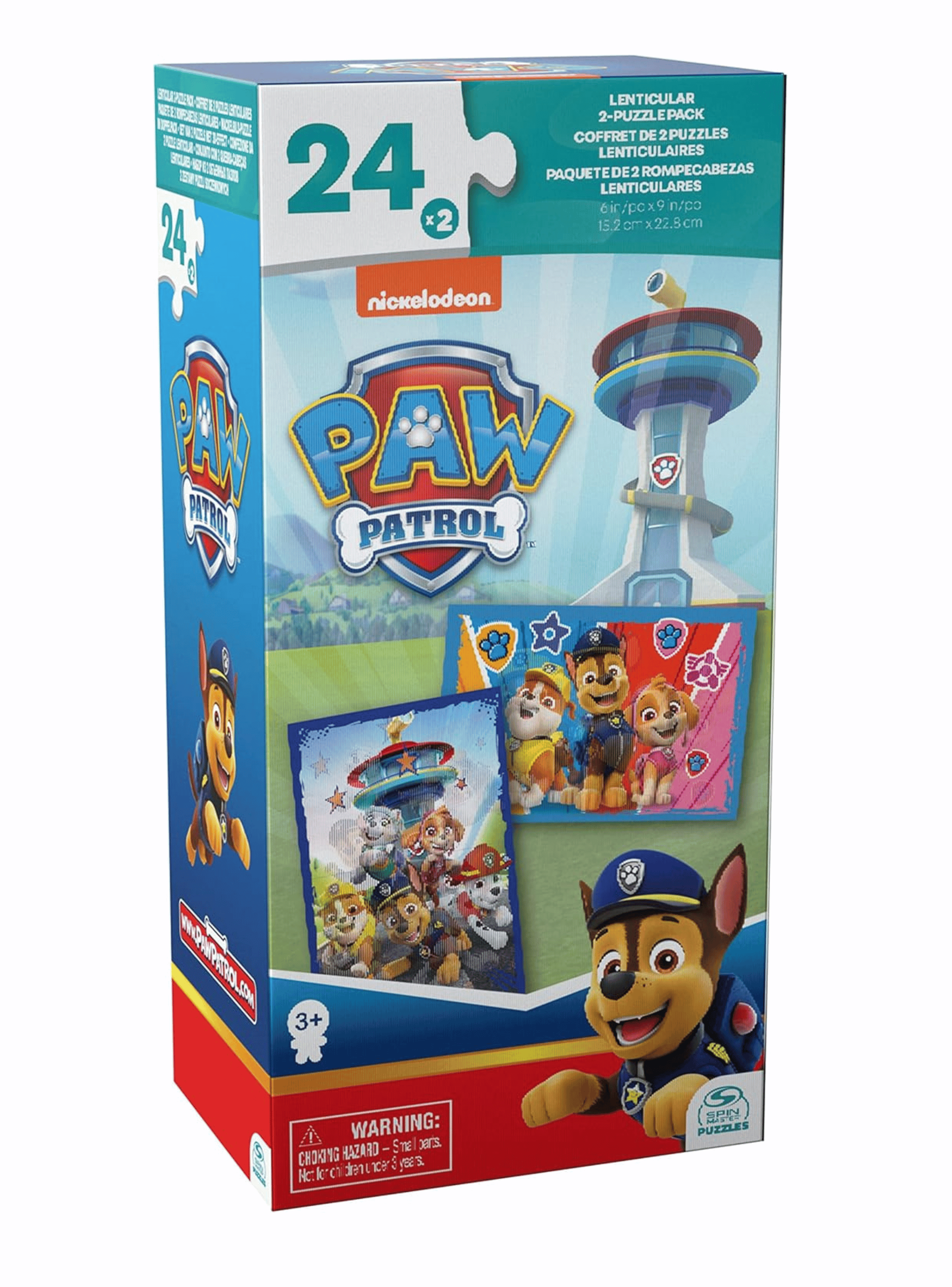 Paw Patrol Rompecabezas 3D Pack De 2 Puzzles Lenticulares-2