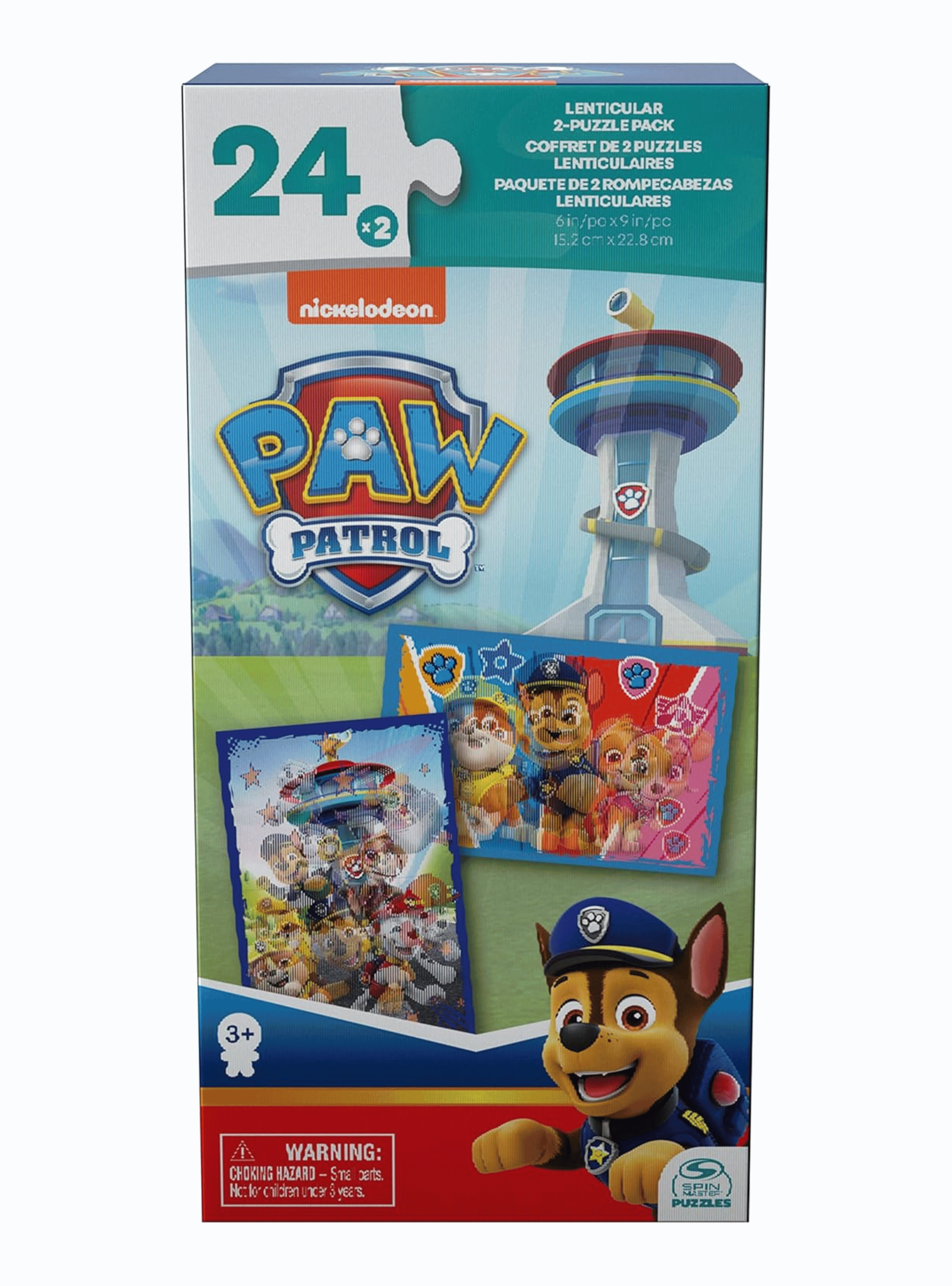 Paw Patrol Rompecabezas 3D Pack De 2 Puzzles Lenticulares-3