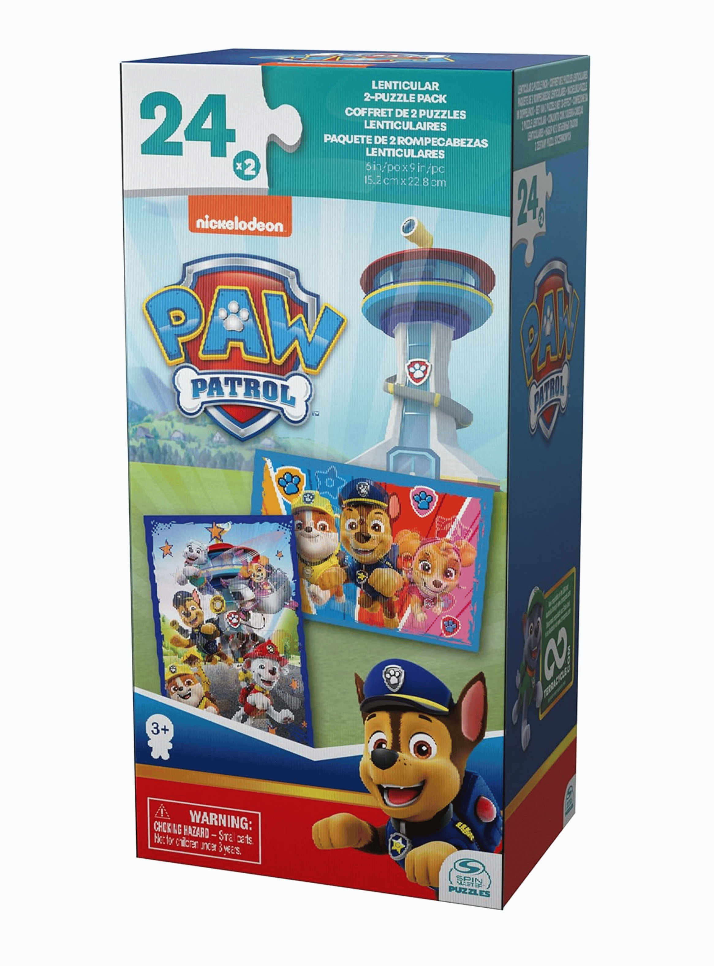 Paw Patrol Rompecabezas 3D Pack De 2 Puzzles Lenticulares-4