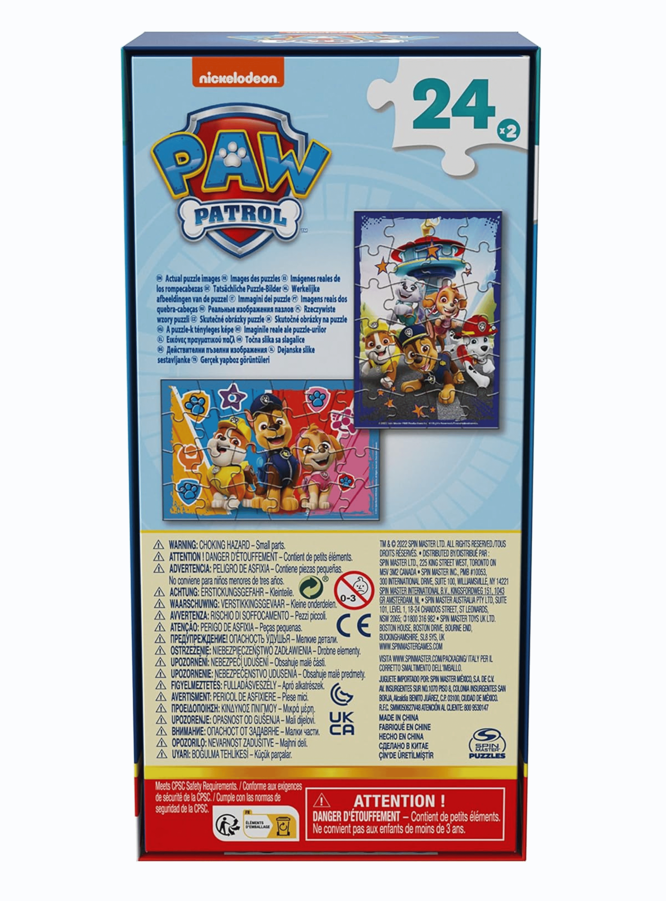 Paw Patrol Rompecabezas 3D Pack De 2 Puzzles Lenticulares-5