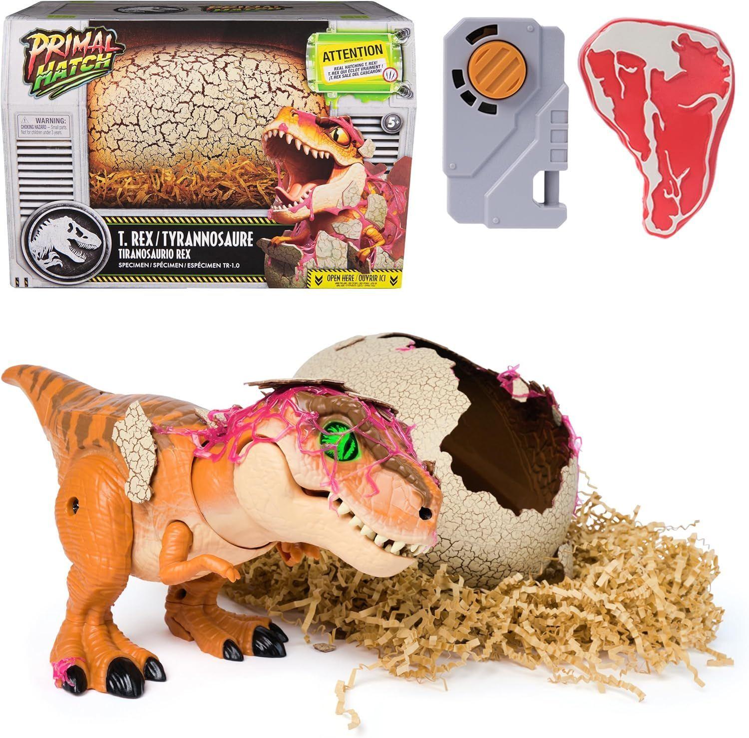 T.REX PRIMAL HATCH DINOSAURIO INTERACTIVO JURASSIC WORLD -0