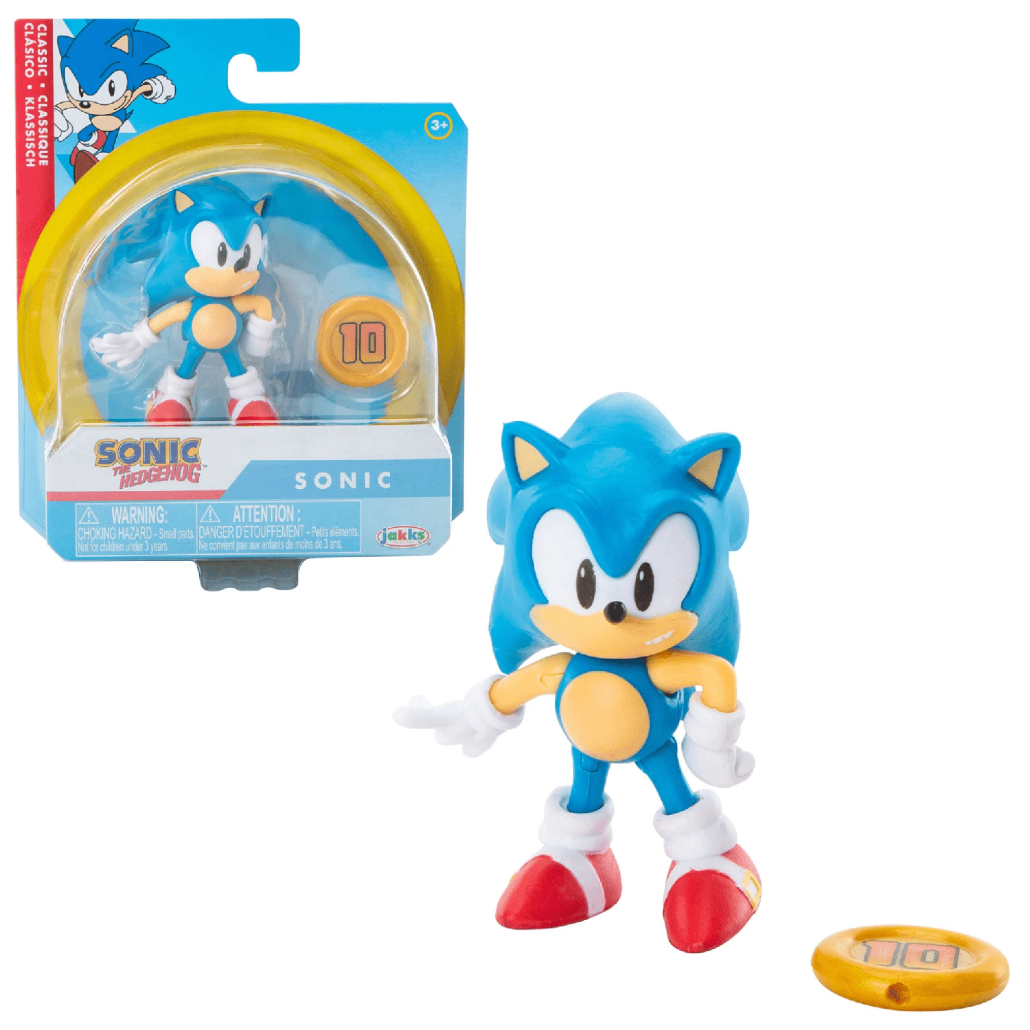 Sonic Figura 6 Cm. Con Accesorio - Sonic Clasico-0