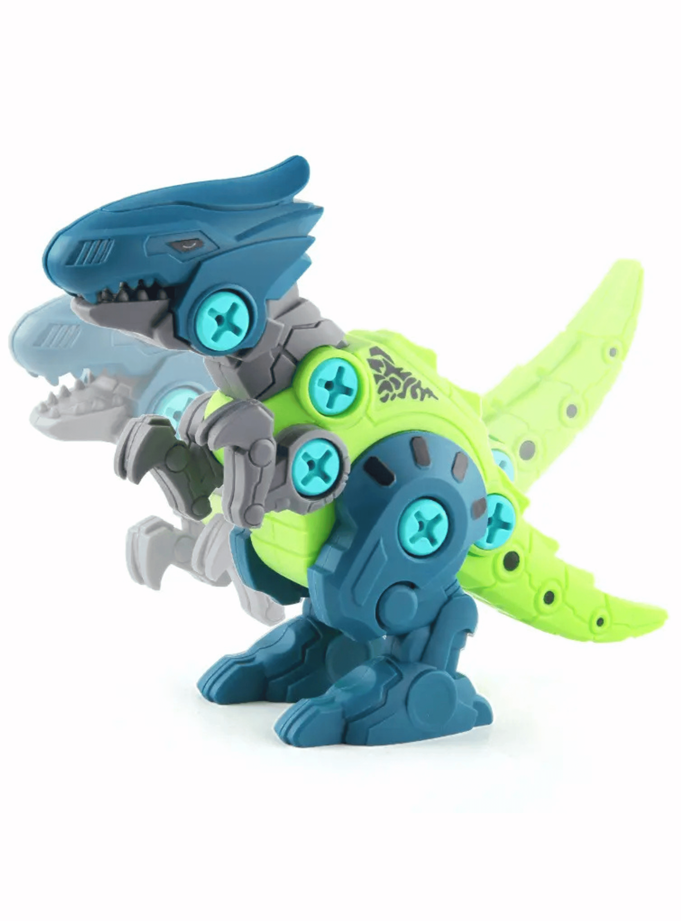Dinosaurios De Juguete Armables Con Taladro Eléctrico-3
