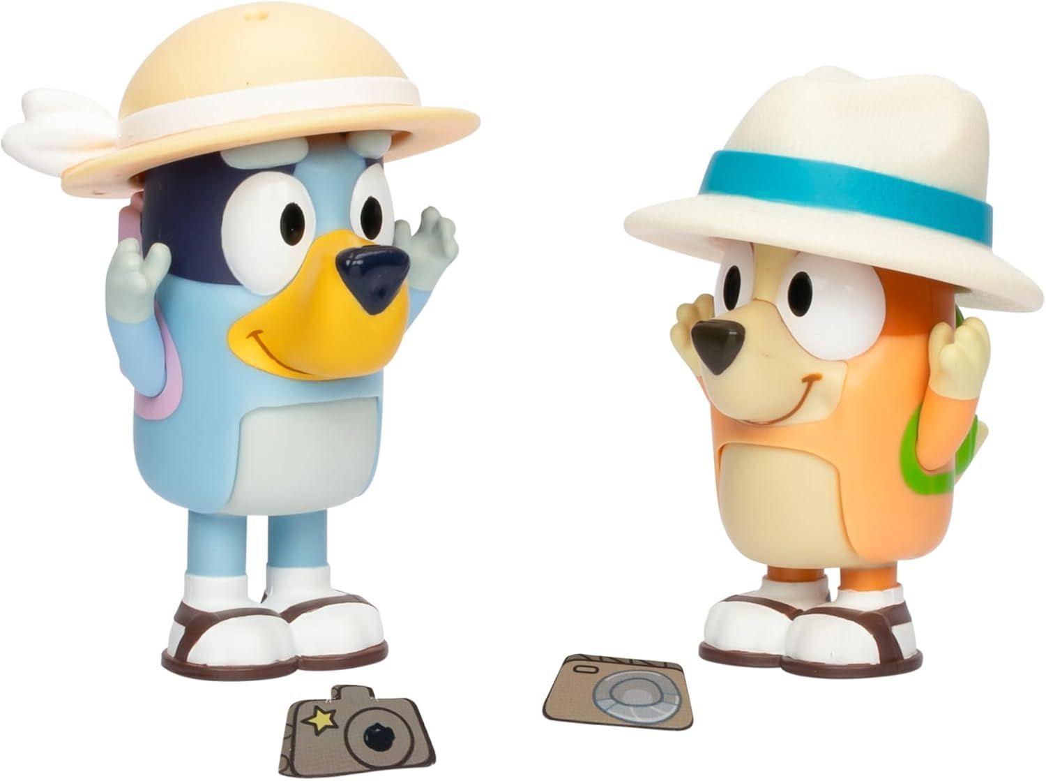 BLUEY SET 2 FIGURAS BLUEY & BINGO EN VACACIONES -2