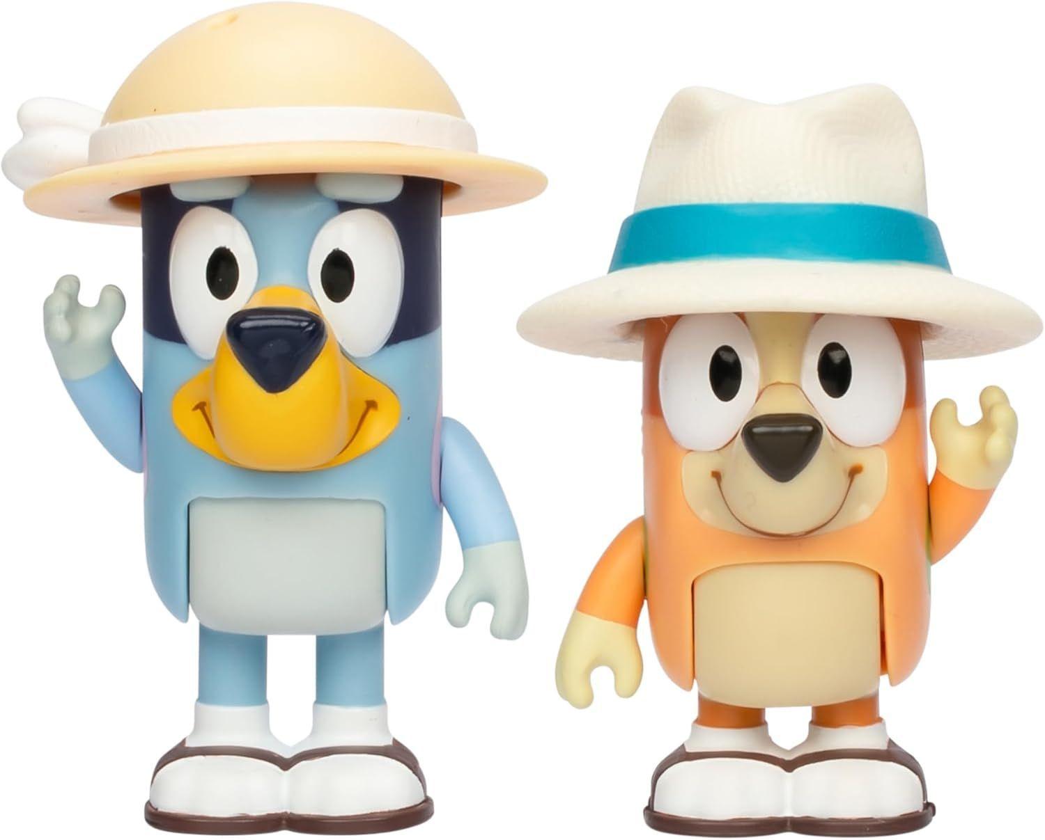BLUEY SET 2 FIGURAS BLUEY & BINGO EN VACACIONES -3