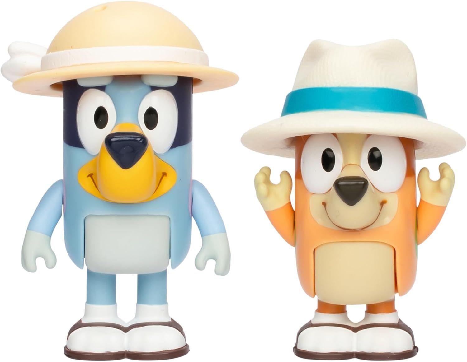BLUEY SET 2 FIGURAS BLUEY & BINGO EN VACACIONES -4