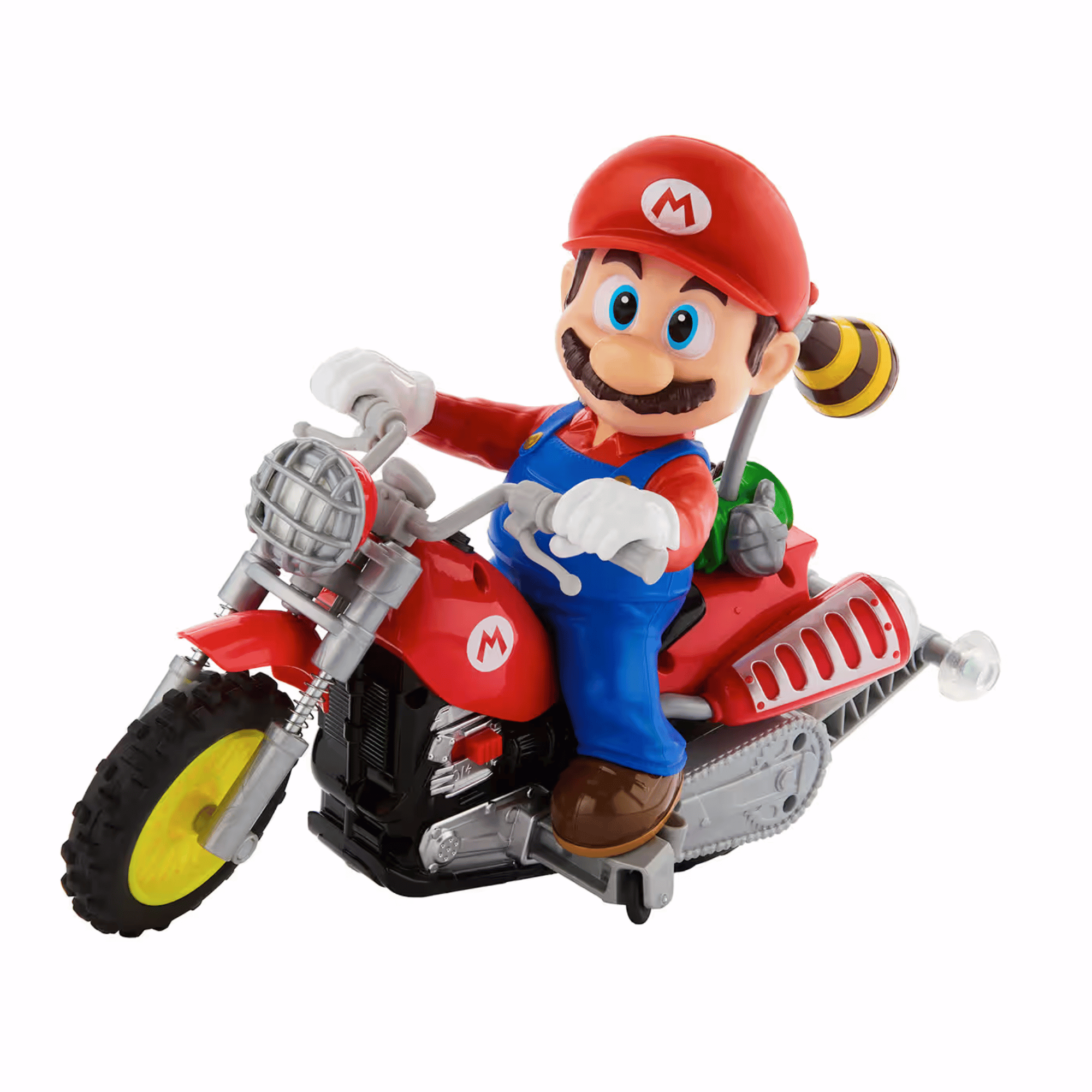 Hot Wheels Super Mario Movie Mario Con Moto Teledirigida-1