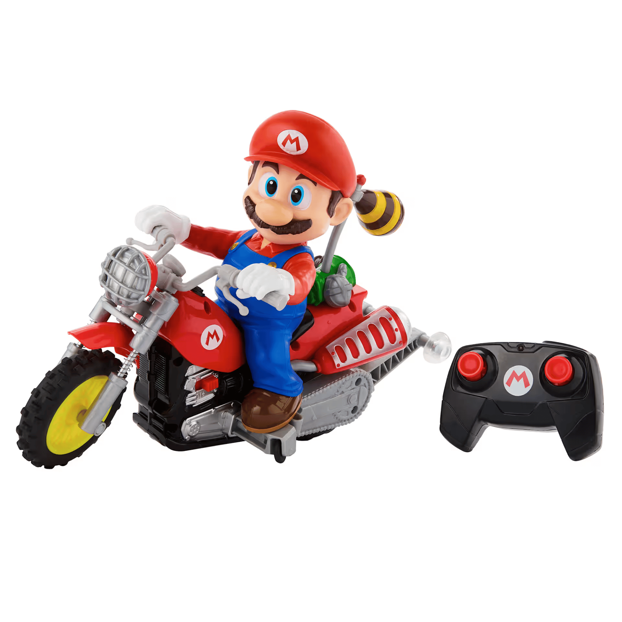 Hot Wheels Super Mario Movie Mario Con Moto Teledirigida-2