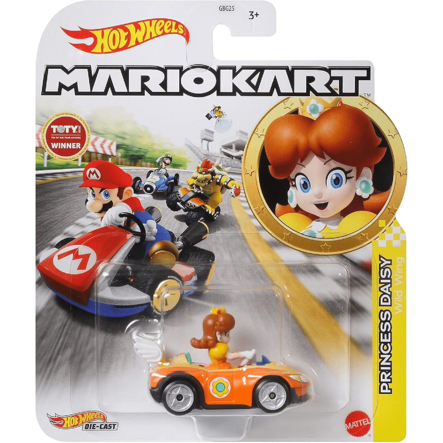 Hot Wheels Vehículo Mario Kart - Princesa Daisy-4