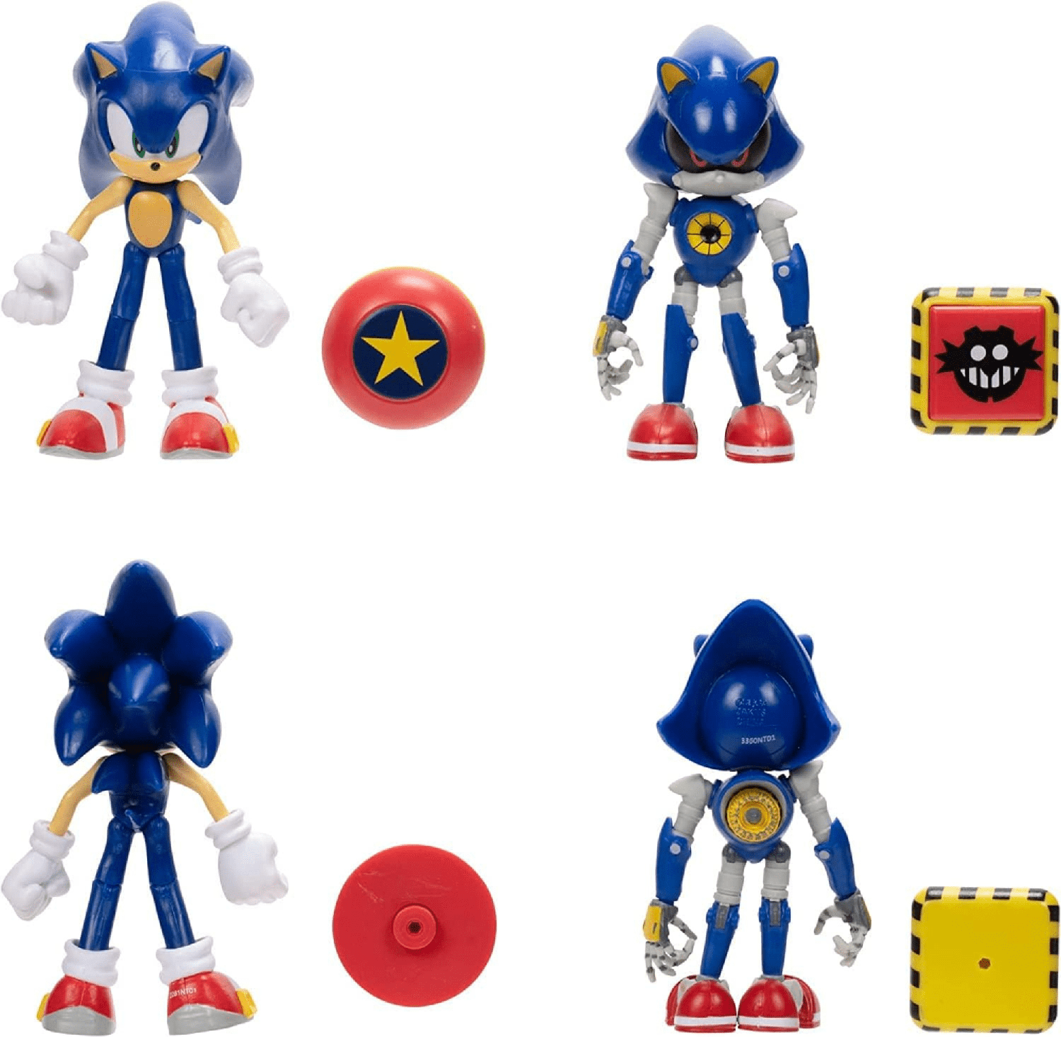 Sonic Pack 2 Figuras 10 Cm. Sonic Y Metal Sonic-3