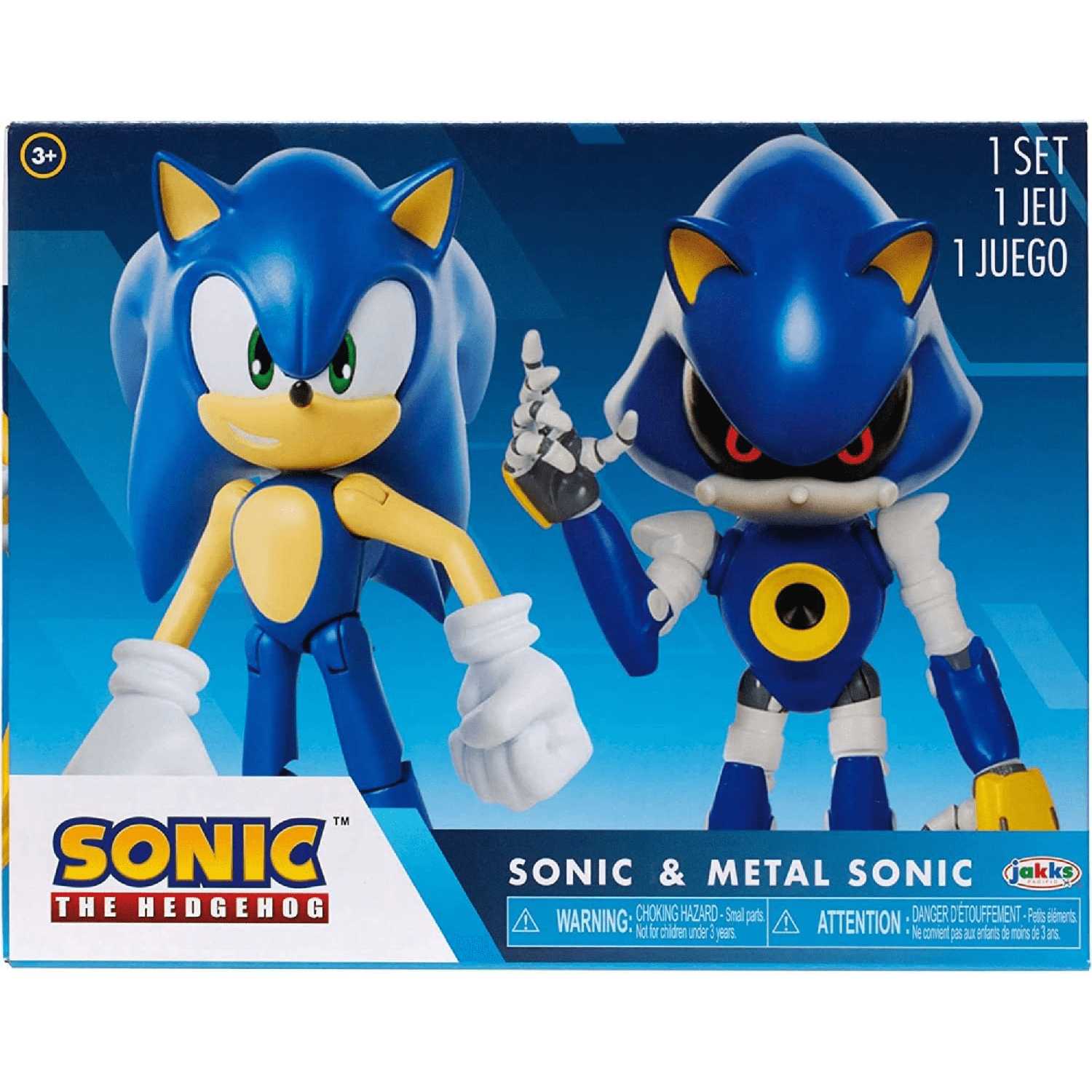 Sonic Pack 2 Figuras 10 Cm. Sonic Y Metal Sonic-6
