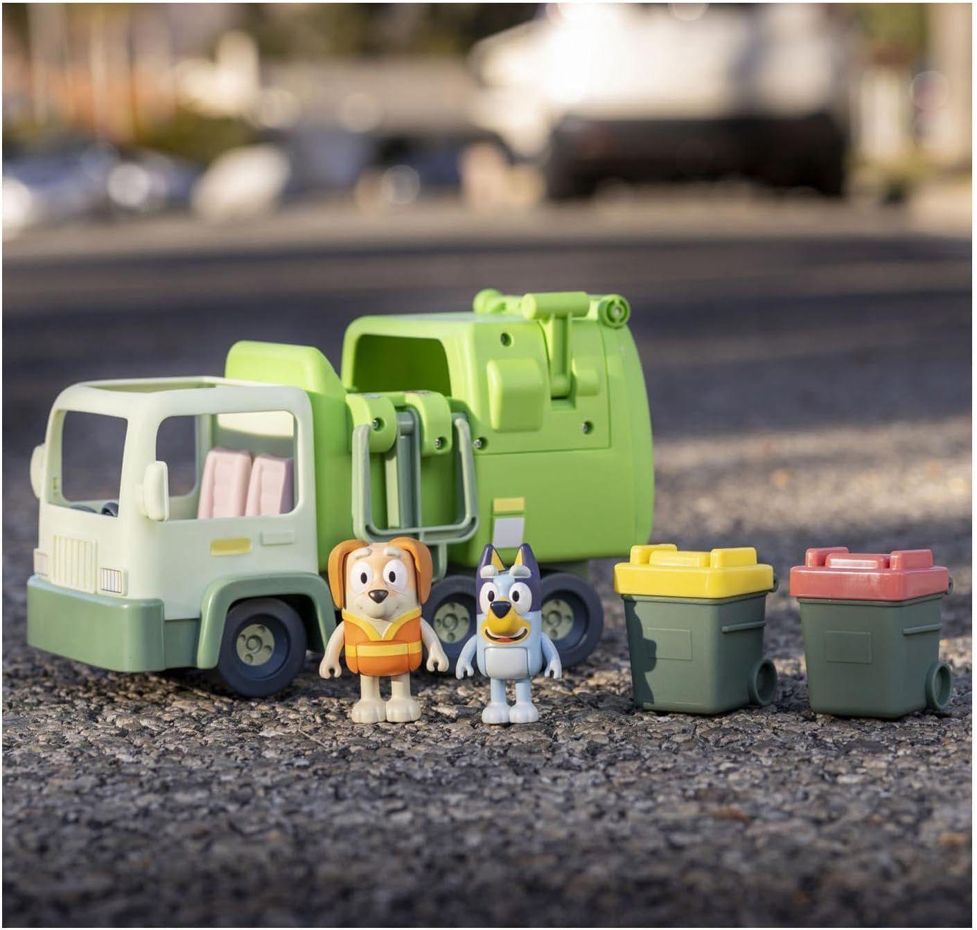 BLUEY CAMION DE RECICLAJE CON DOS FIGURAS-3