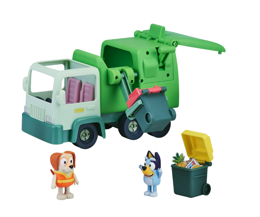 BLUEY CAMION DE RECICLAJE CON DOS FIGURAS-5