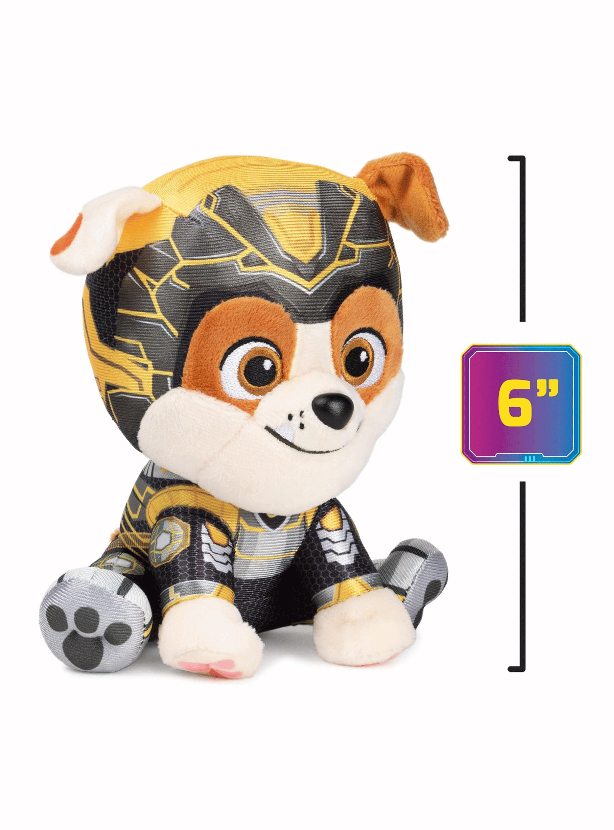 Peluche Paw Patrol 17 Cm Rubble - Mighty Movie-4