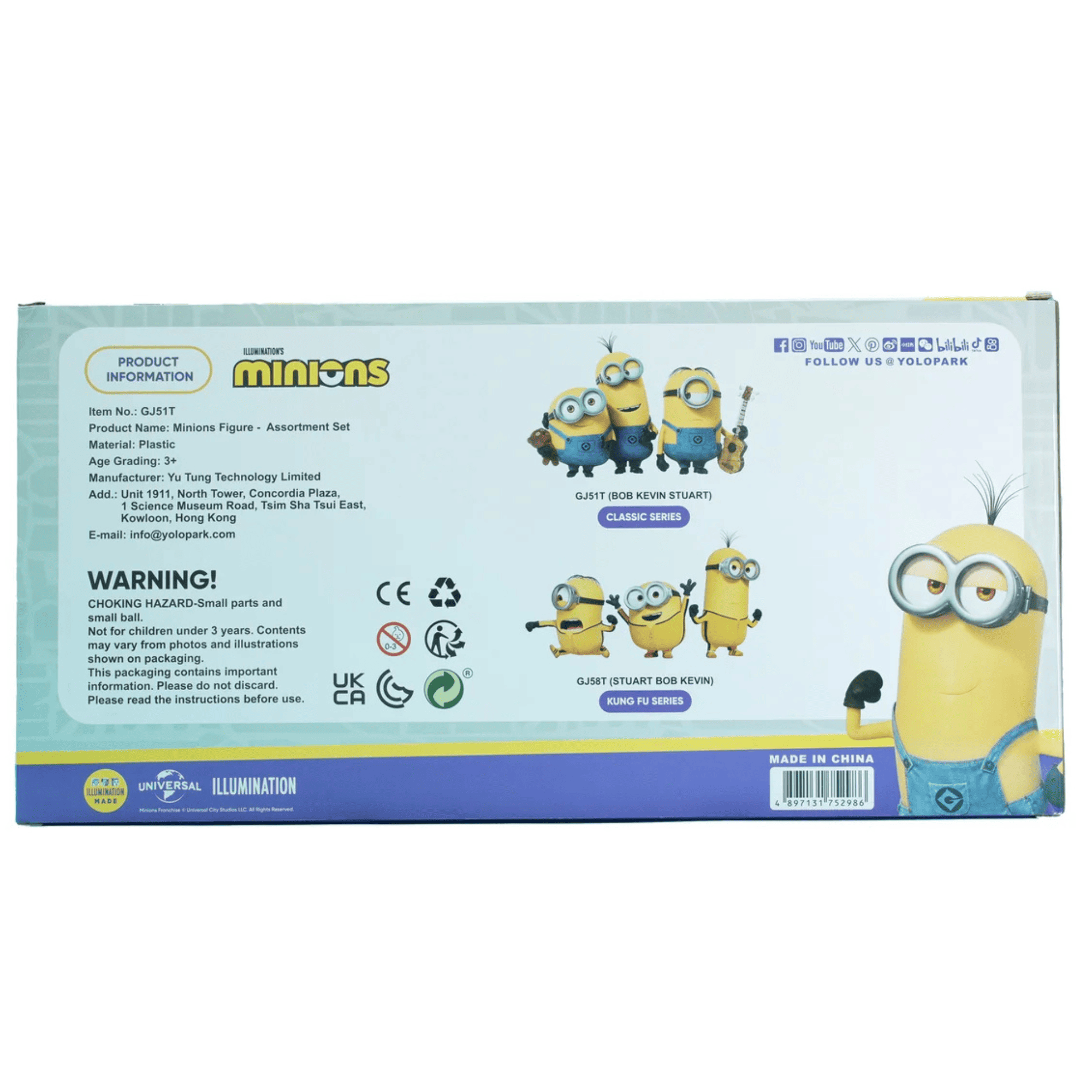 Minions Set De 3 Figuras Minions De 9 A 13 Cm-4